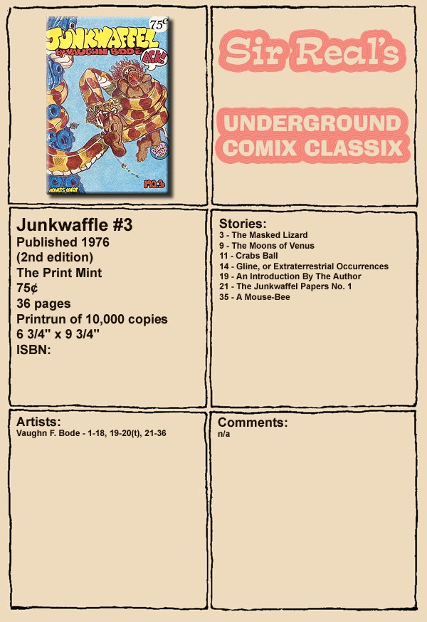 Read online Junkwaffel comic -  Issue #3 - 1