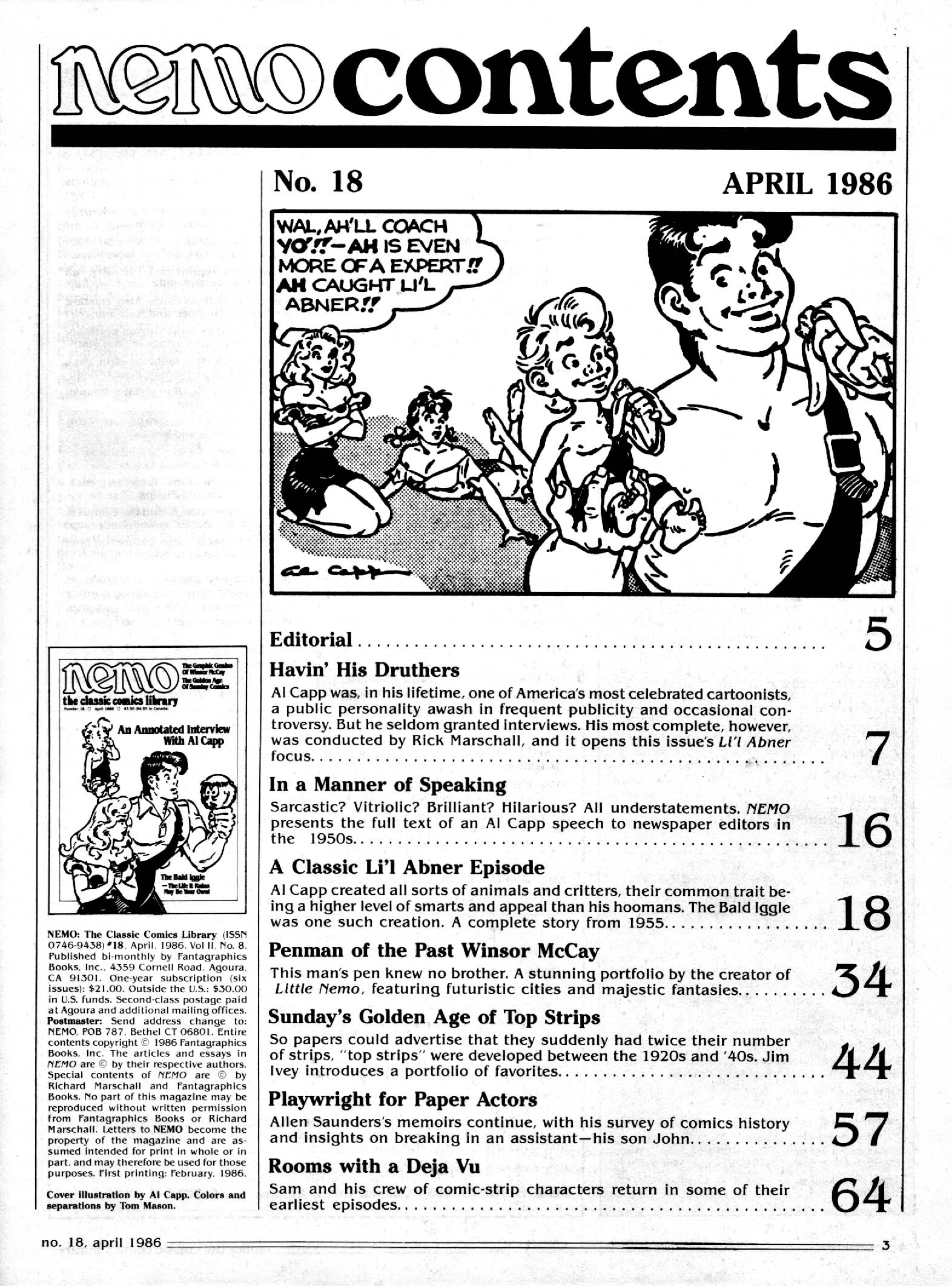 Read online Nemo: The Classic Comics Library comic -  Issue #18 - 2