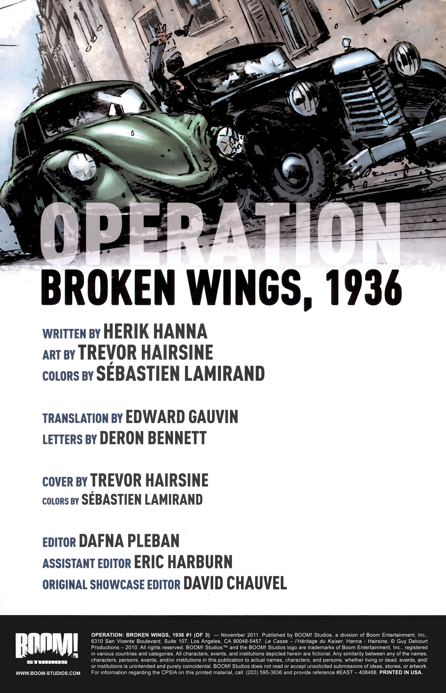 Read online Operation: Broken Wings, 1936 comic -  Issue #1 - 2