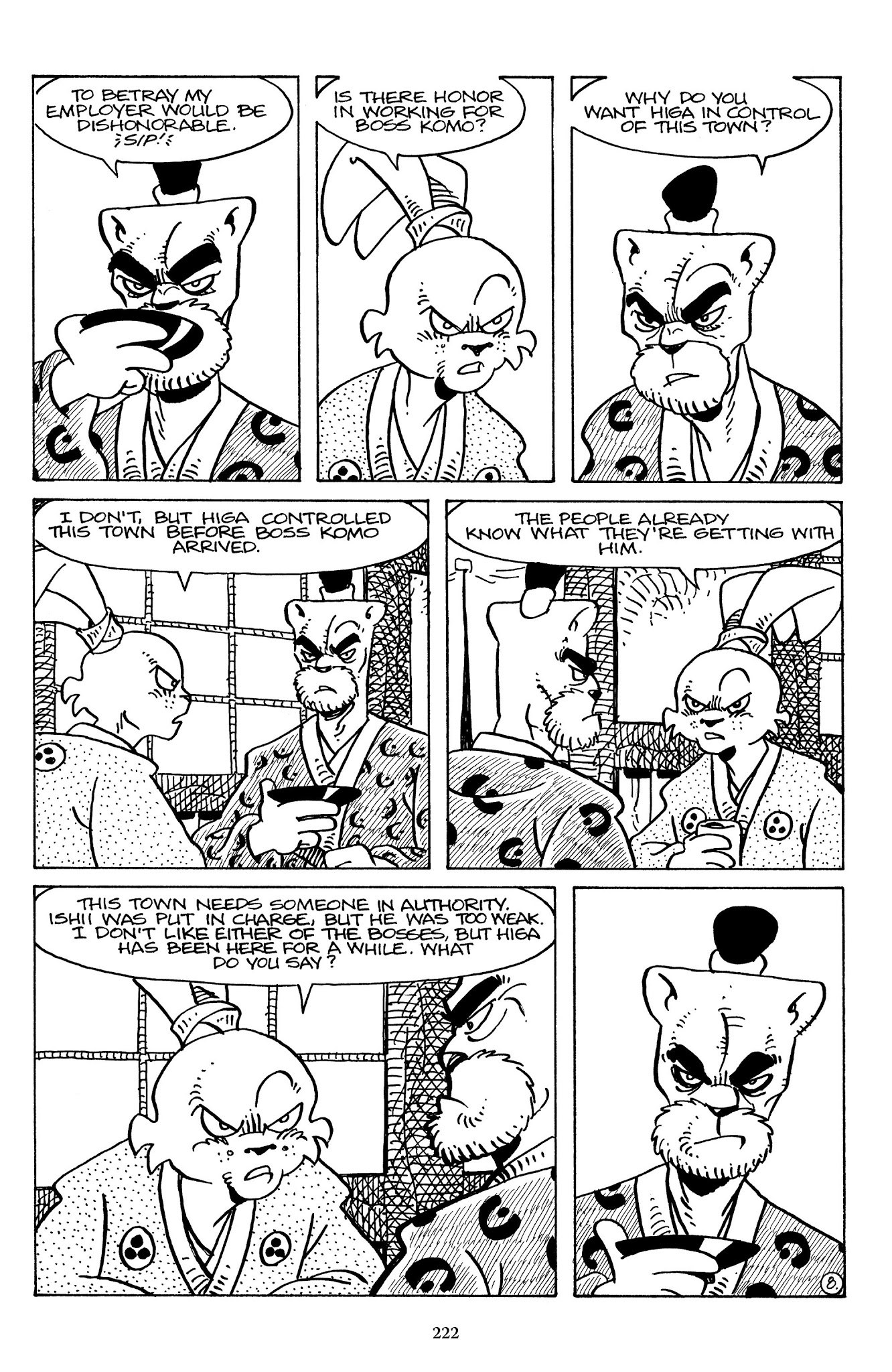 Read online The Usagi Yojimbo Saga comic -  Issue # TPB 7 - 217