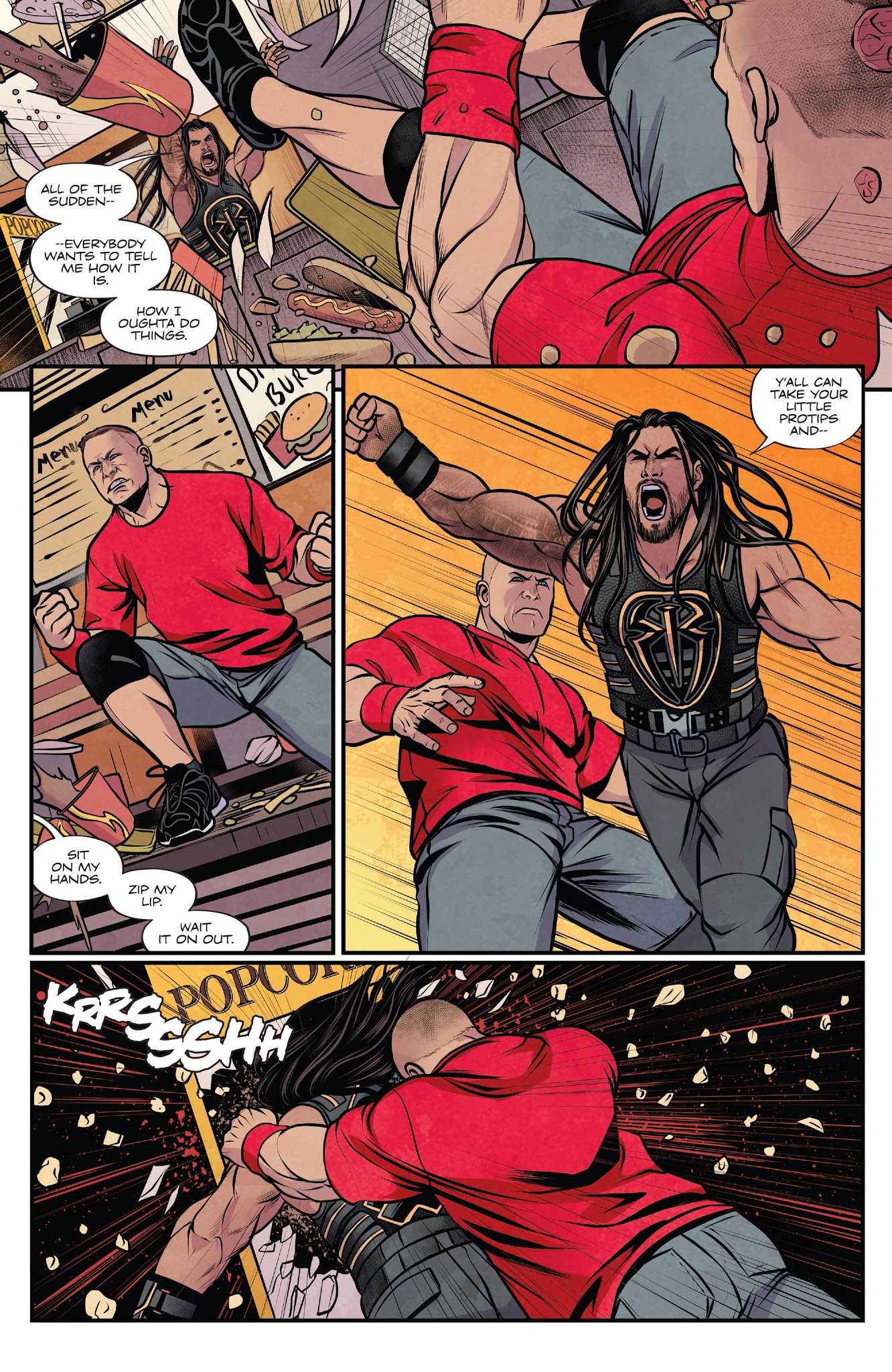 Read online WWE comic -  Issue #11 - 13