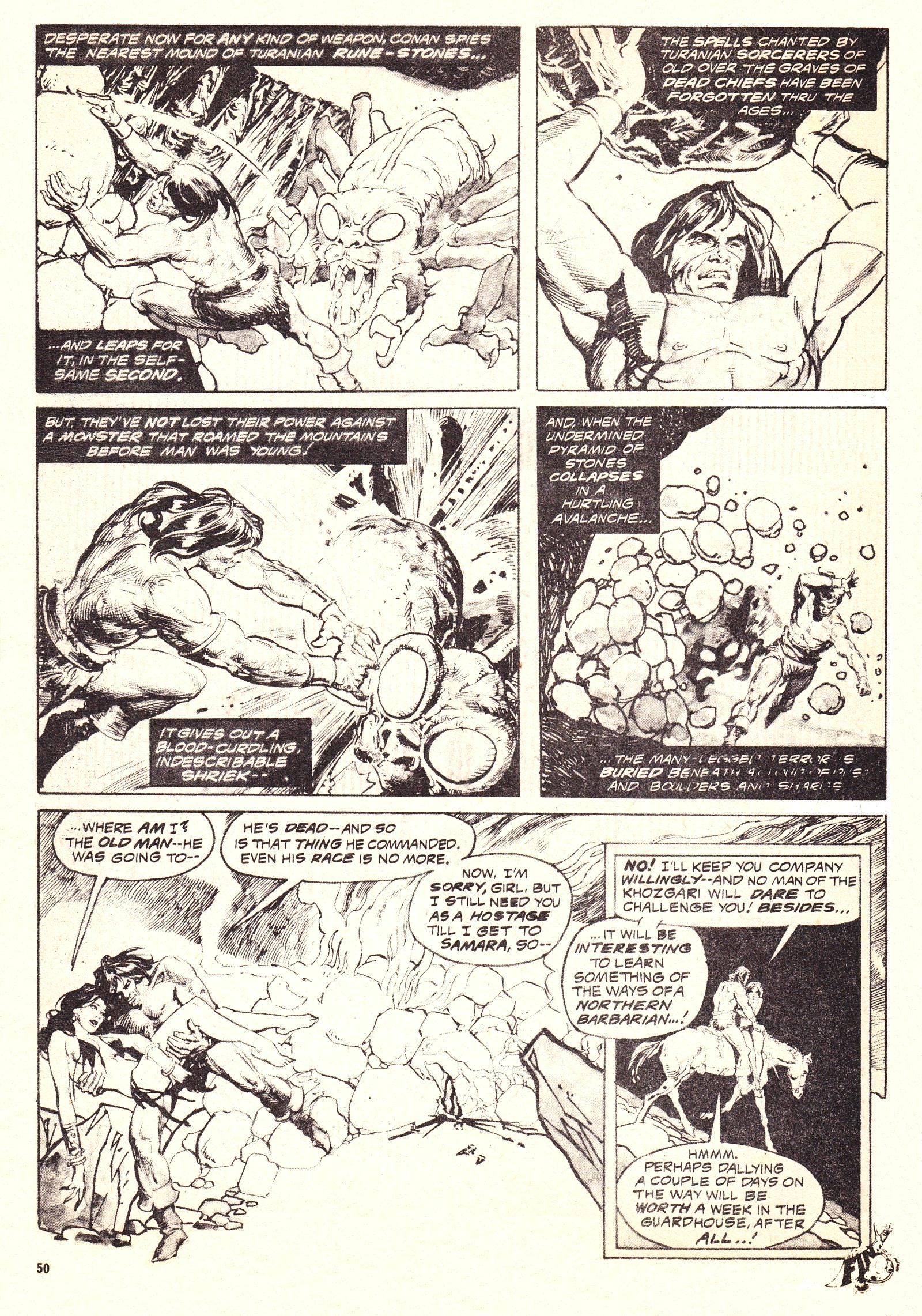 Read online The Savage Sword of Conan (1975) comic -  Issue #7 - 50