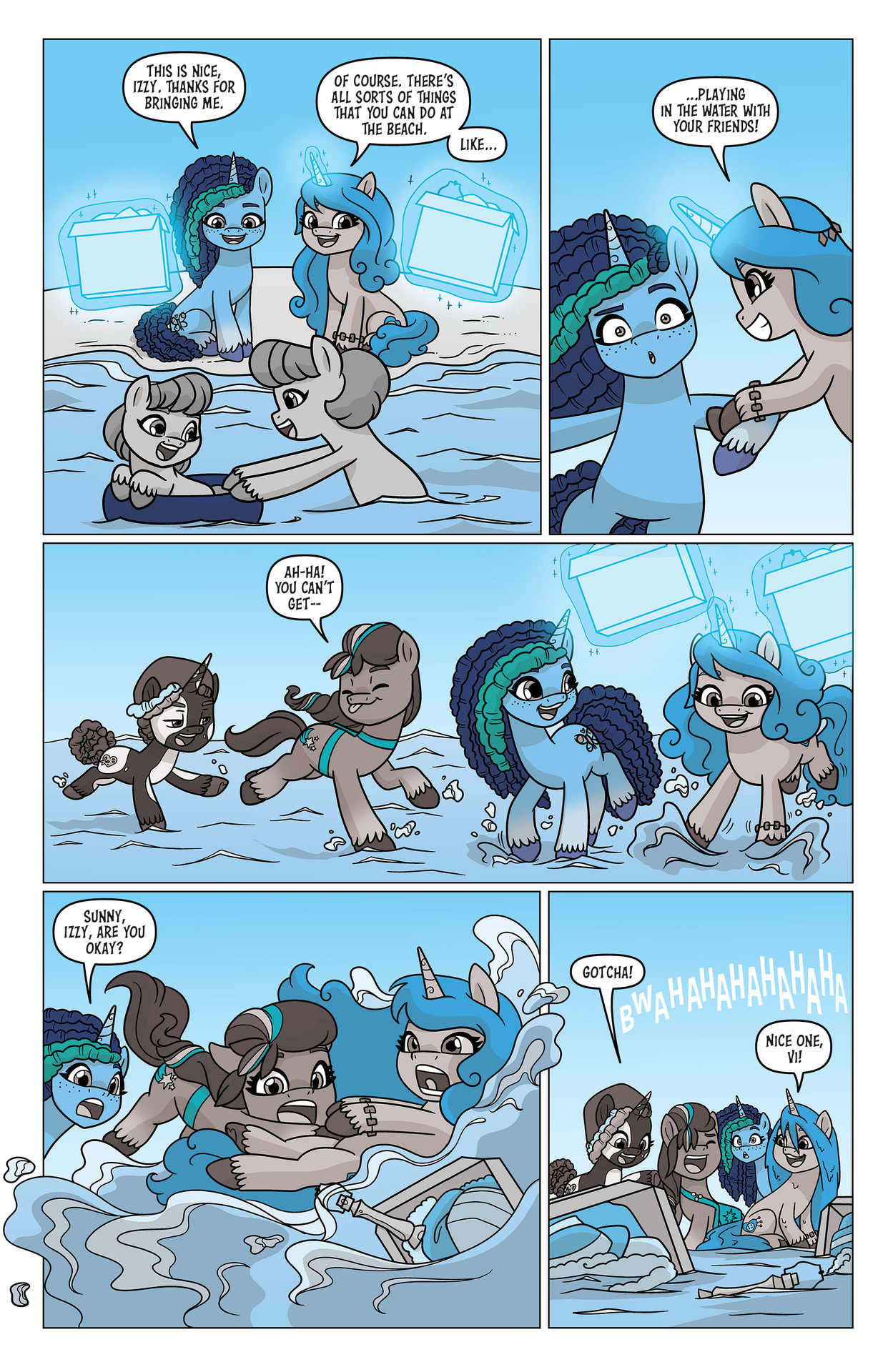 Read online My Little Pony: Black, White & Blue comic -  Issue # Full - 27