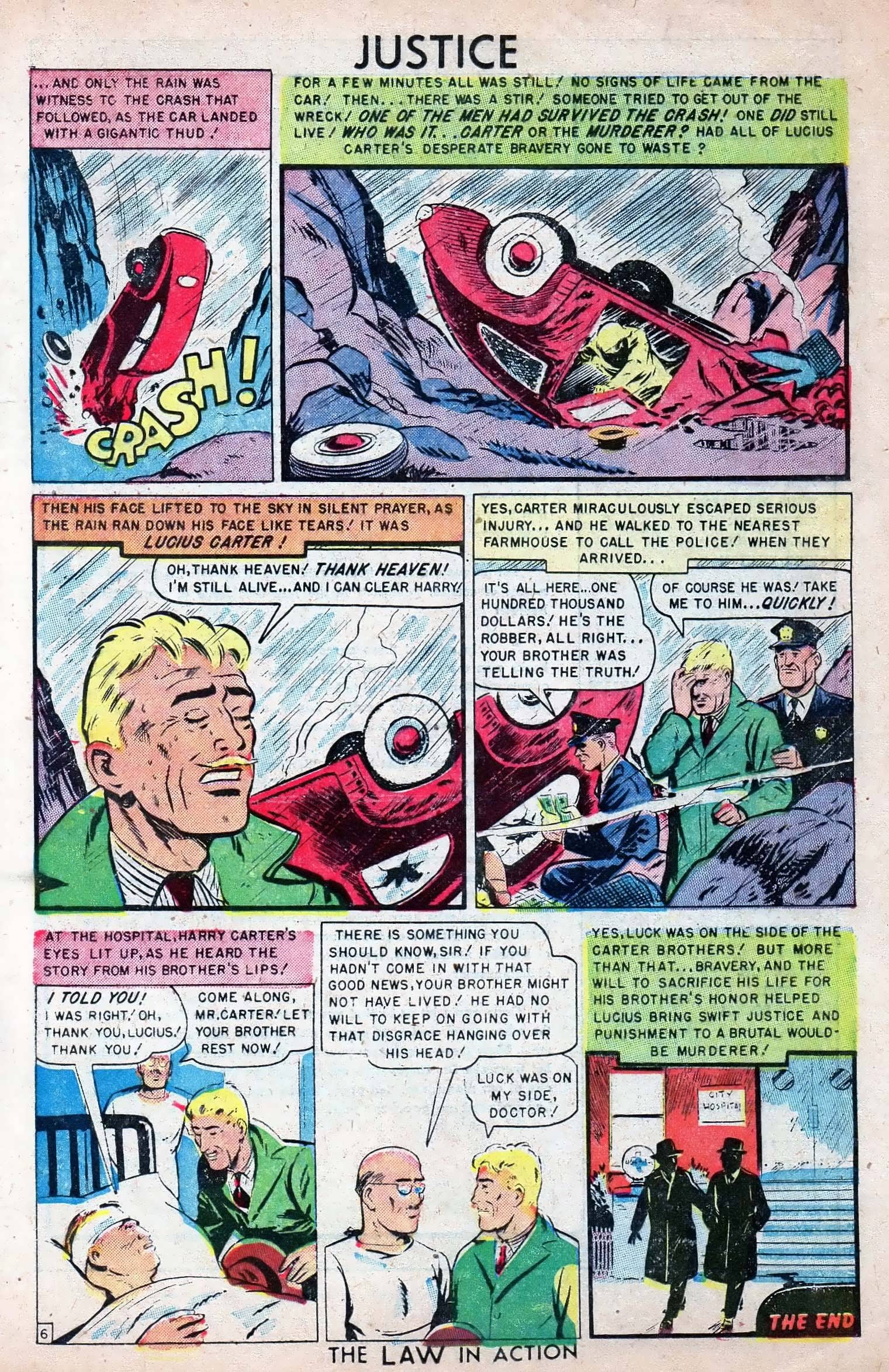 Read online Justice (1947) comic -  Issue #8 - 19