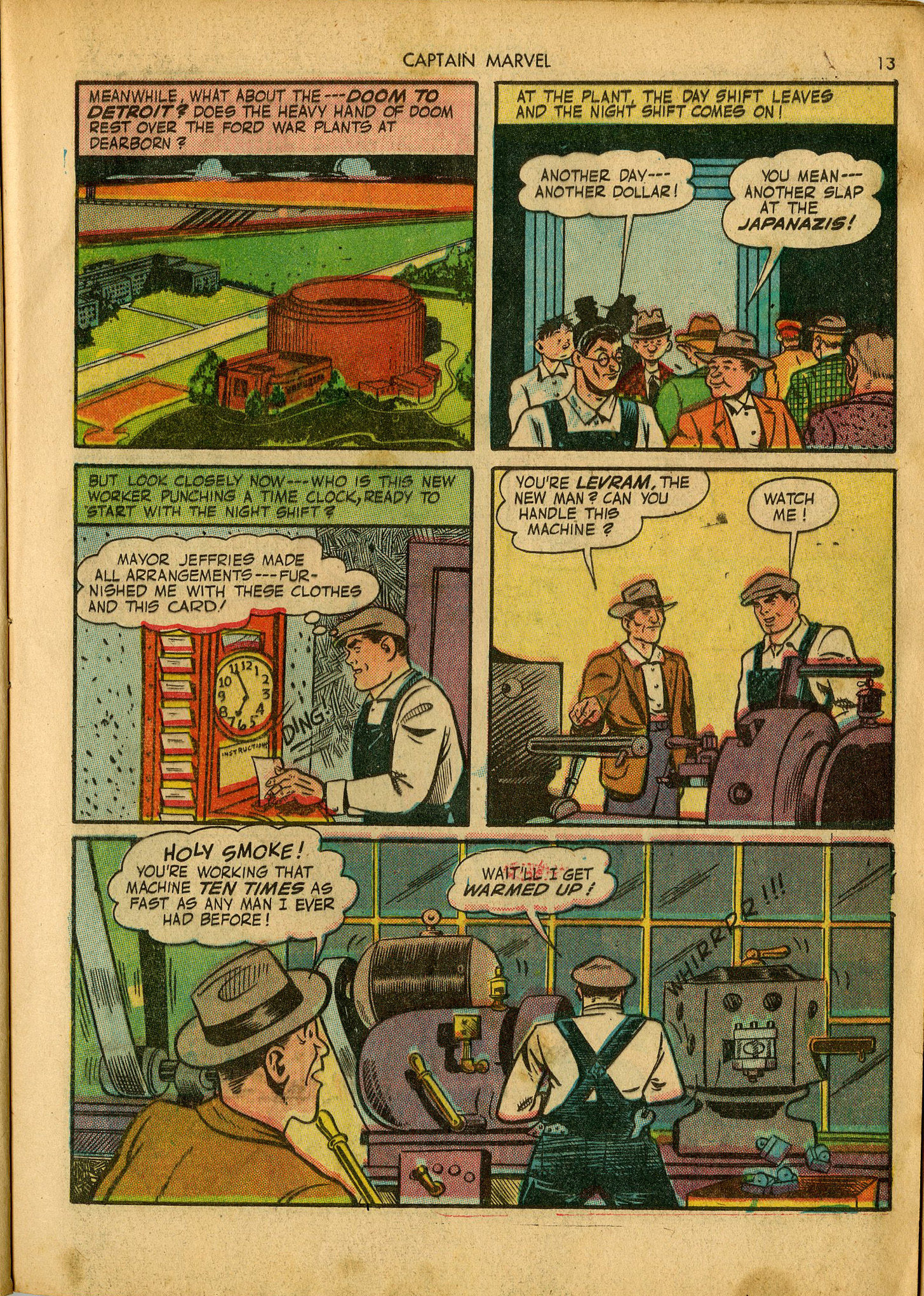 Read online Captain Marvel Adventures comic -  Issue #25 - 13