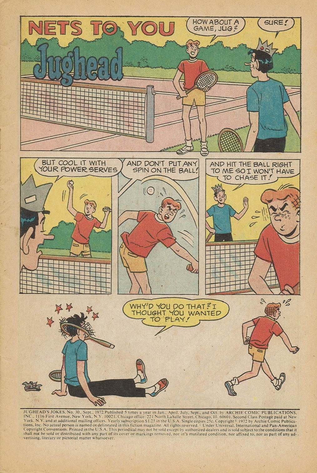 Read online Jughead's Jokes comic -  Issue #30 - 3