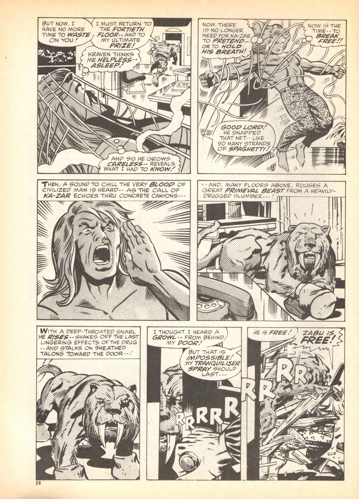 Read online Planet of the Apes (1974) comic -  Issue #3 - 28
