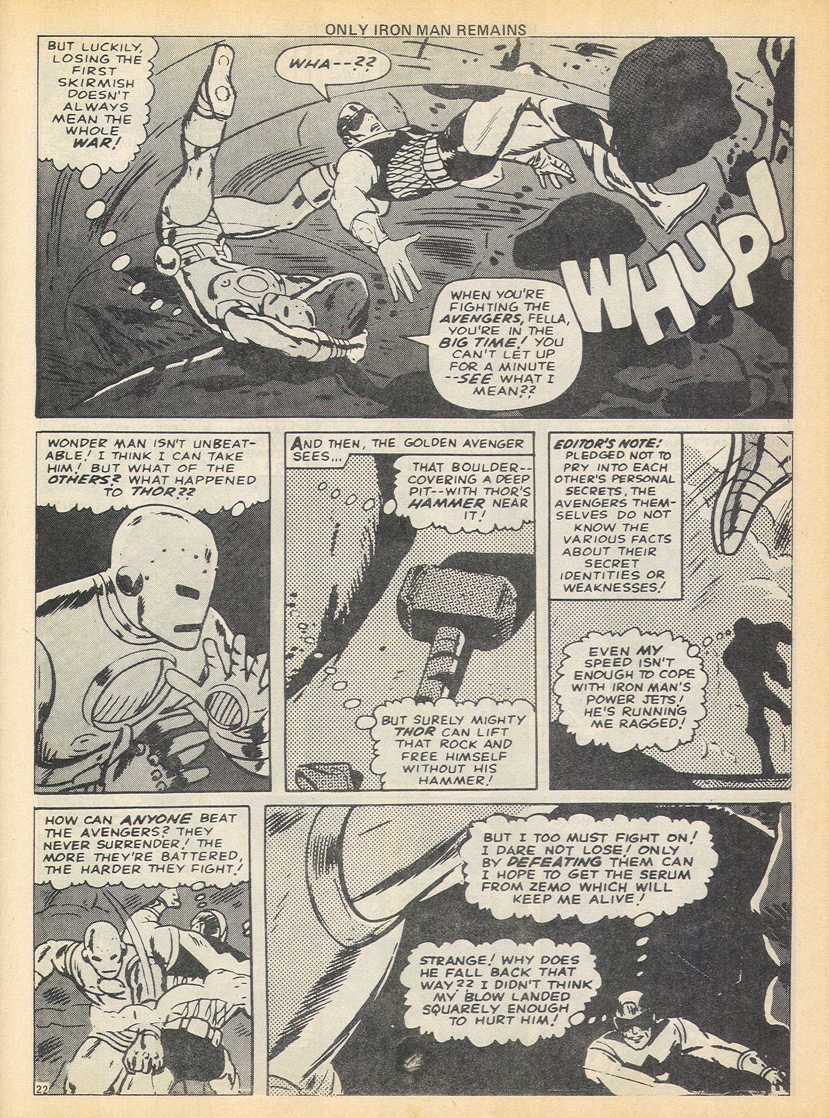 Read online The Avengers (1973) comic -  Issue #6 - 22