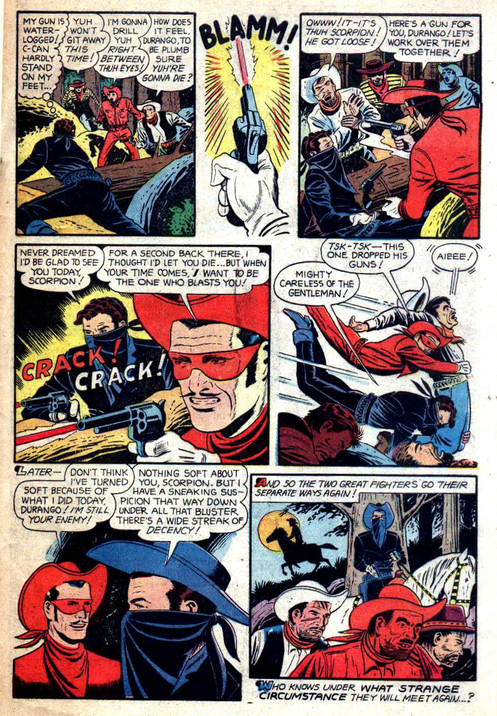 Read online Charles Starrett as The Durango Kid comic -  Issue #31 - 33