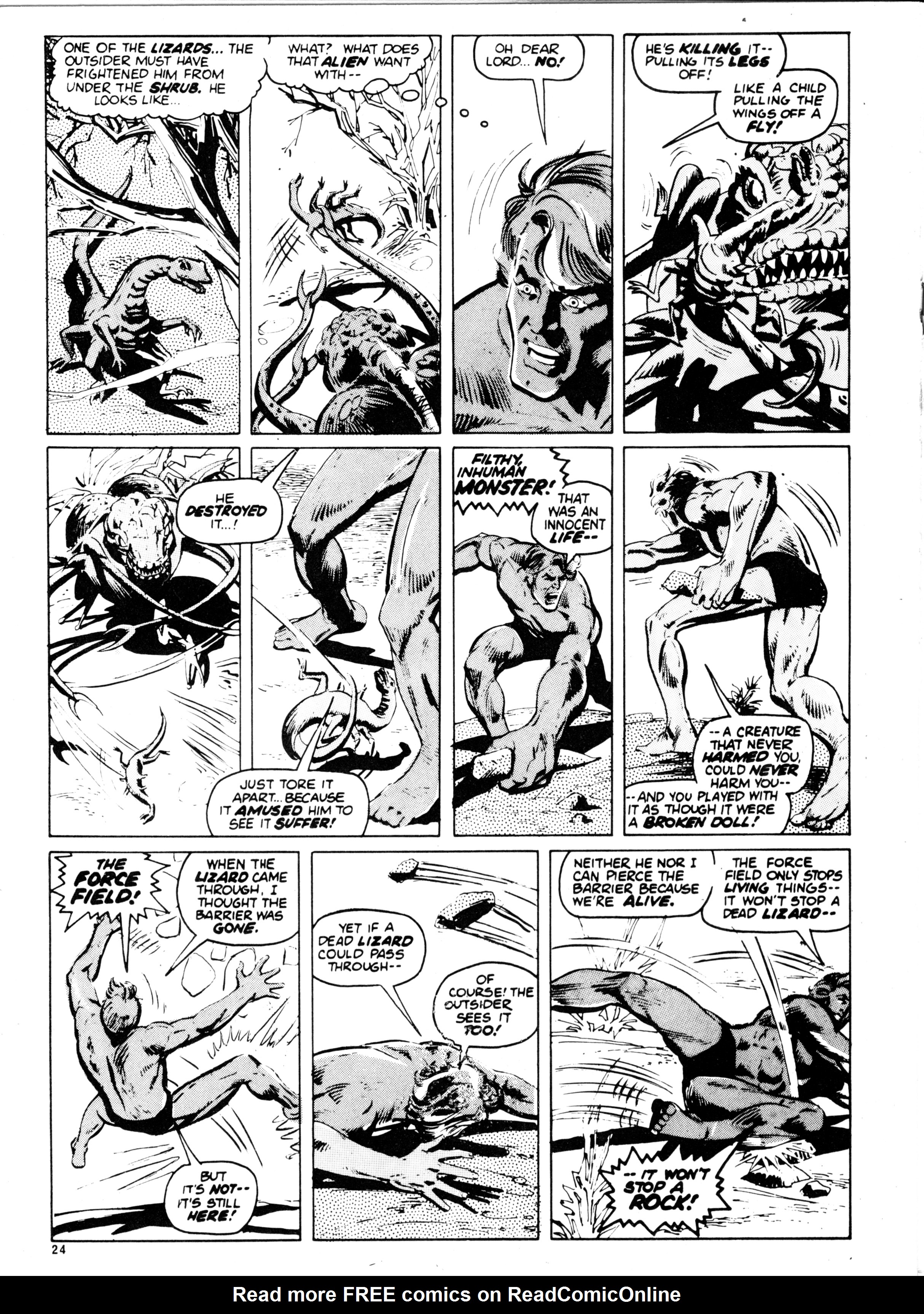 Read online Planet of the Apes (1974) comic -  Issue #14 - 24