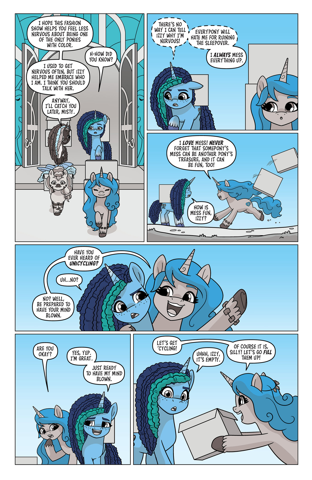 Read online My Little Pony: Black, White & Blue comic -  Issue # Full - 19