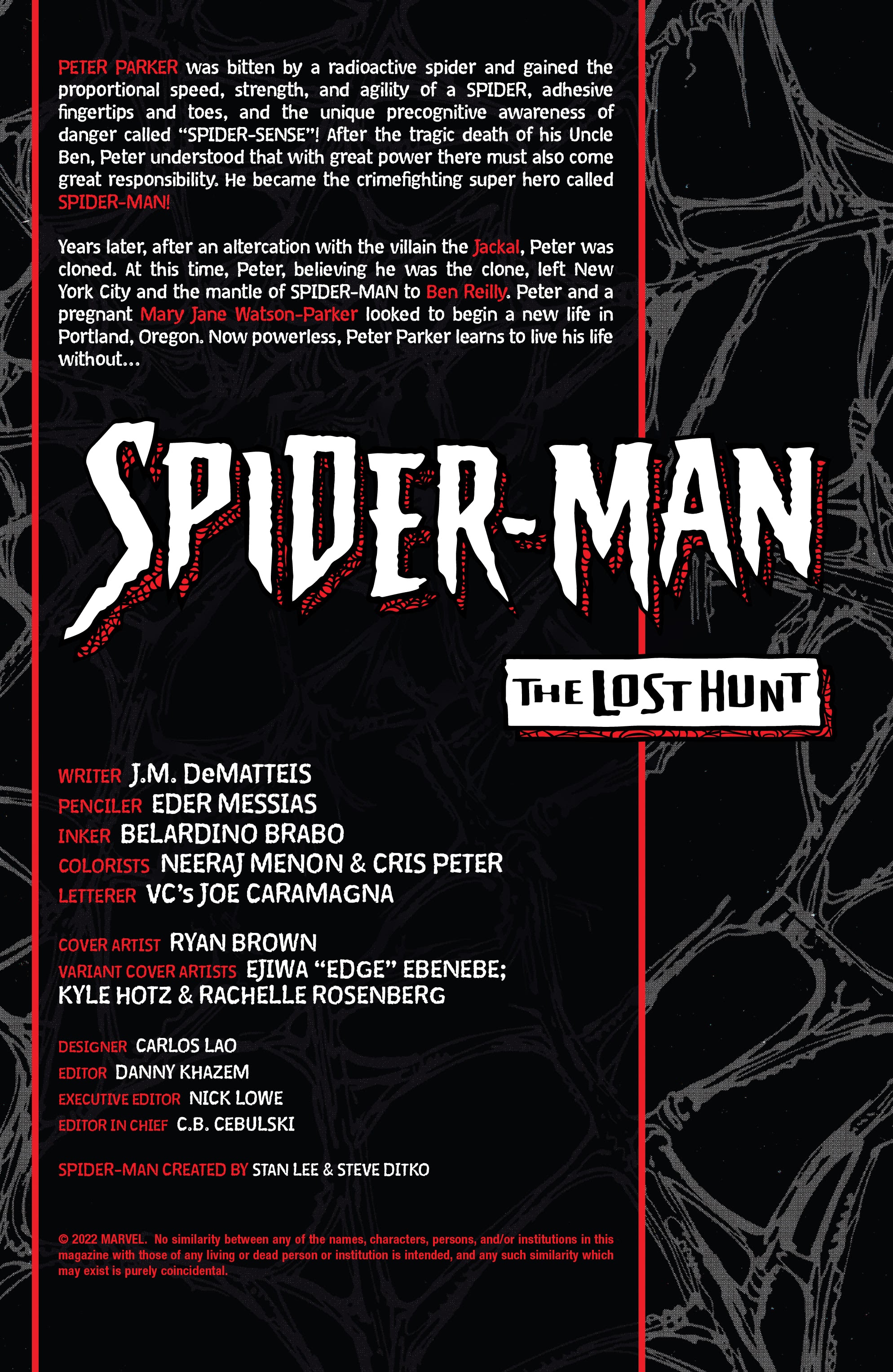 Read online Spider-Man: The Lost Hunt comic -  Issue #1 - 2