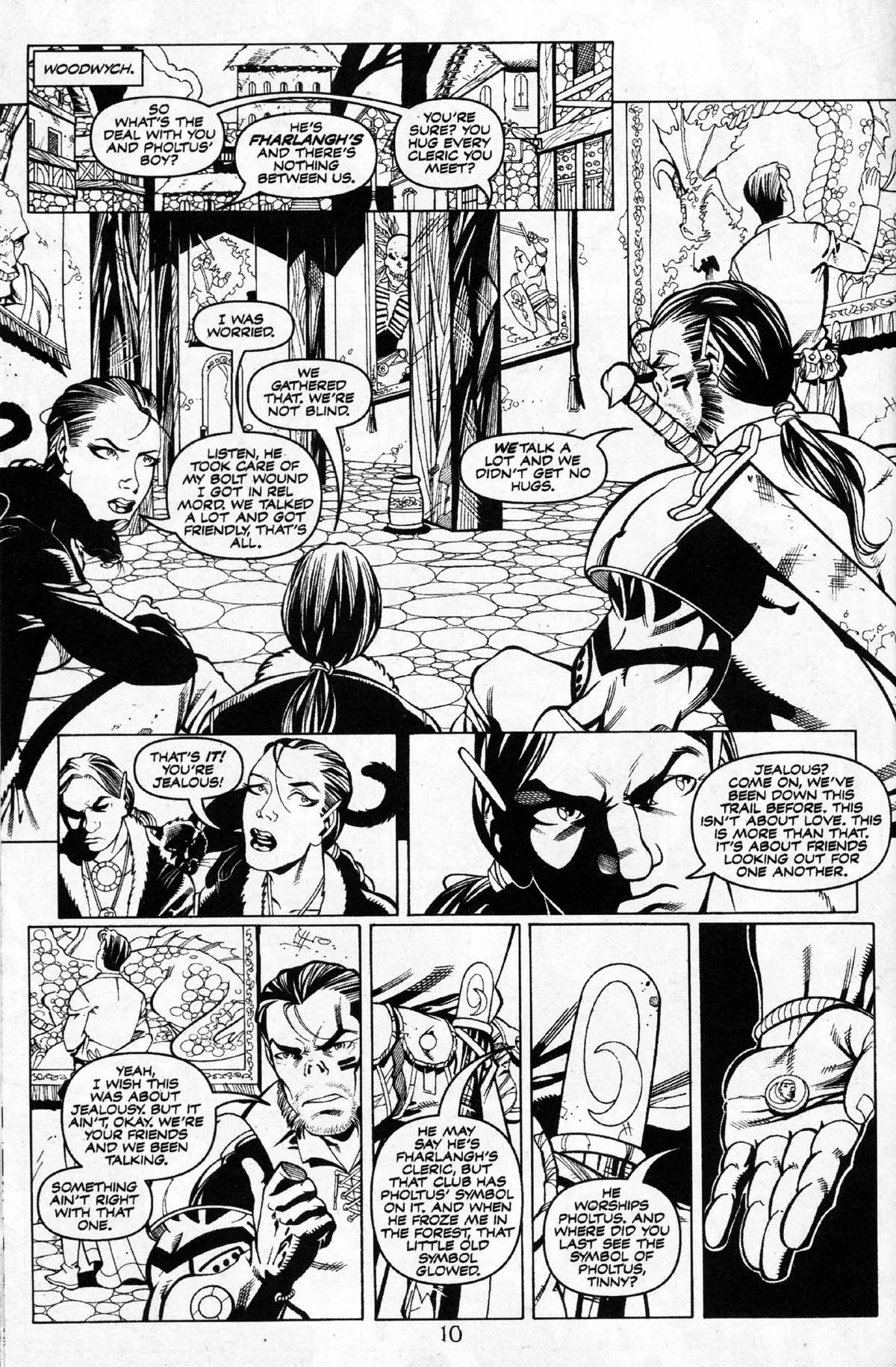 Read online Dungeons & Dragons: Black & White comic -  Issue #3 - 12