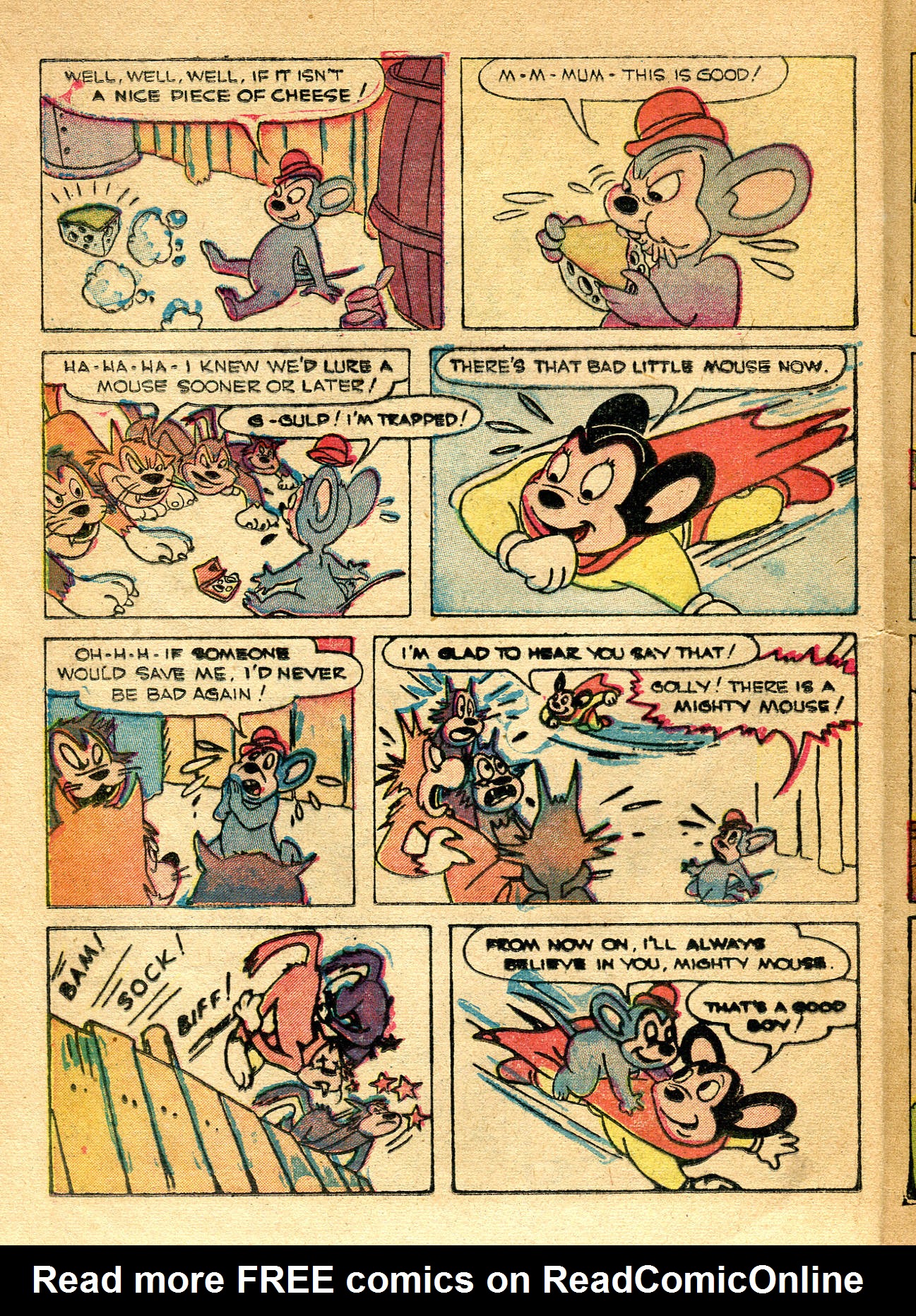Read online Paul Terry's Mighty Mouse Comics comic -  Issue #29 - 8