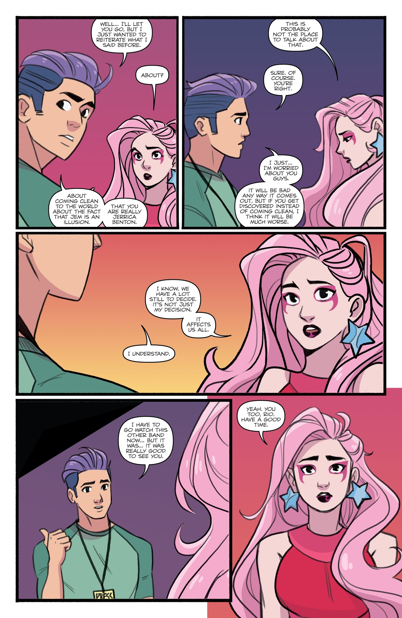 Read online Jem and the Holograms: Infinite comic -  Issue #1 - 10