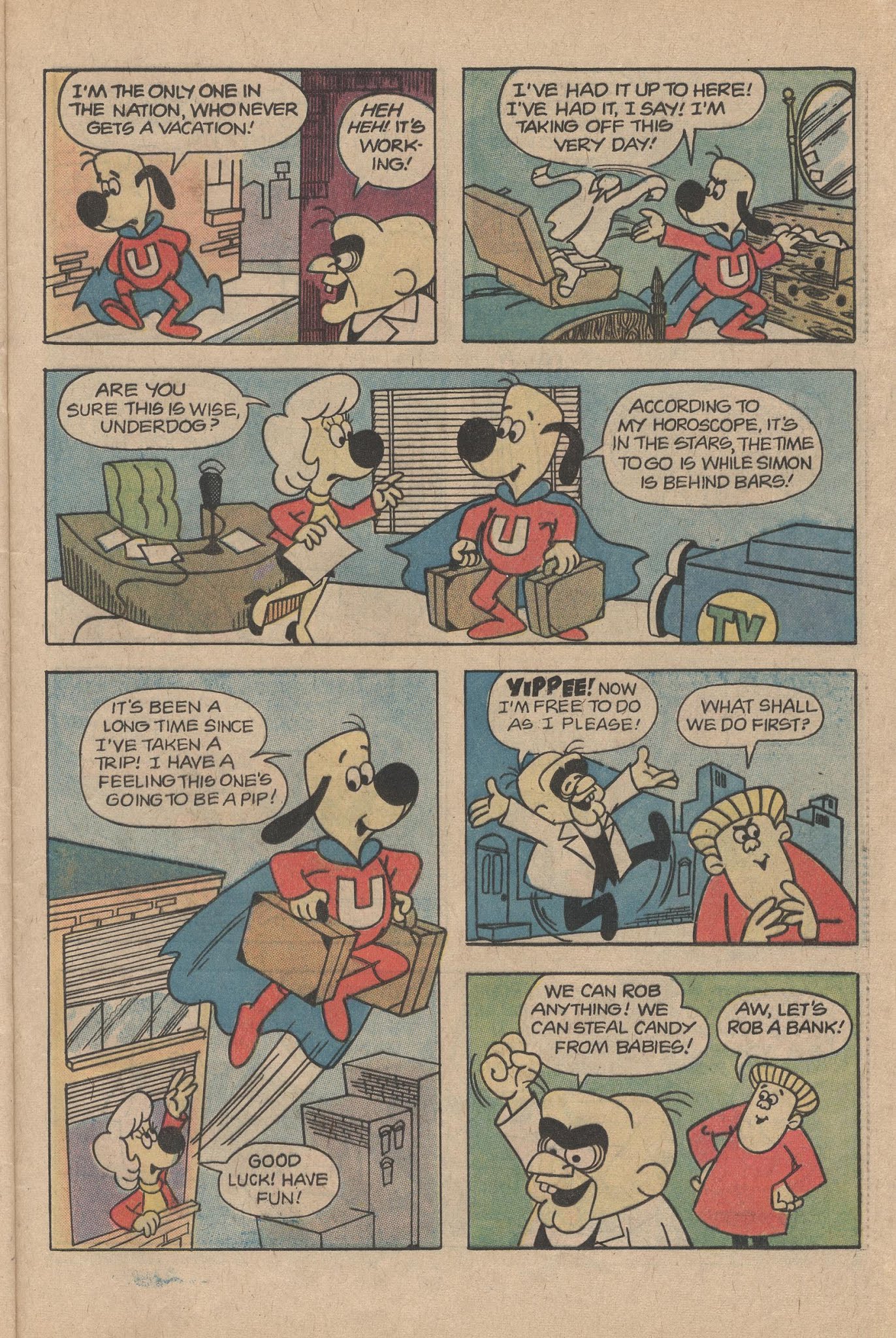 Read online Underdog (1975) comic -  Issue #20 - 25