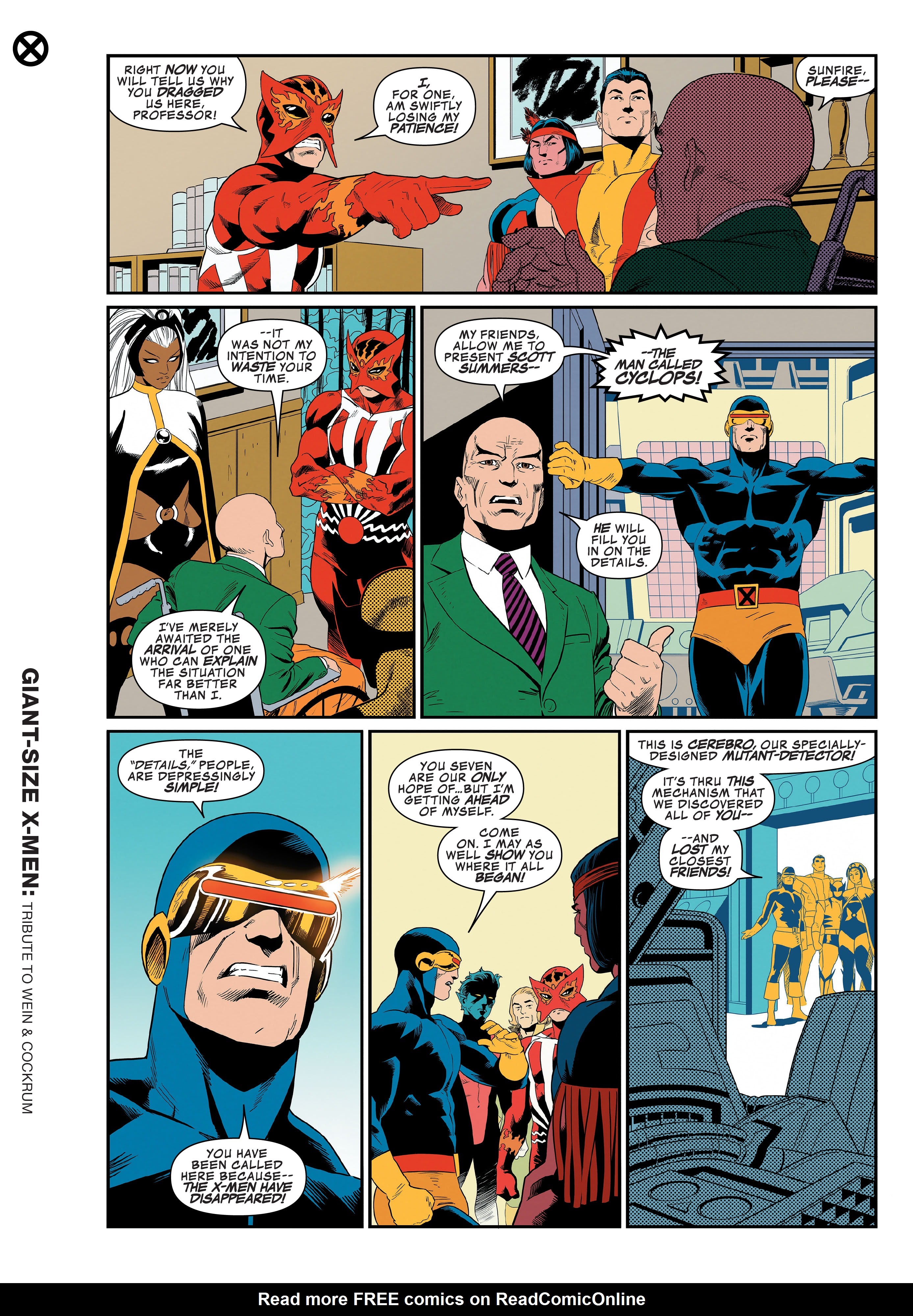 Read online Giant-Size X-Men: Tribute To Wein & Cockrum Gallery Edition comic -  Issue # TPB (Part 1) - 19