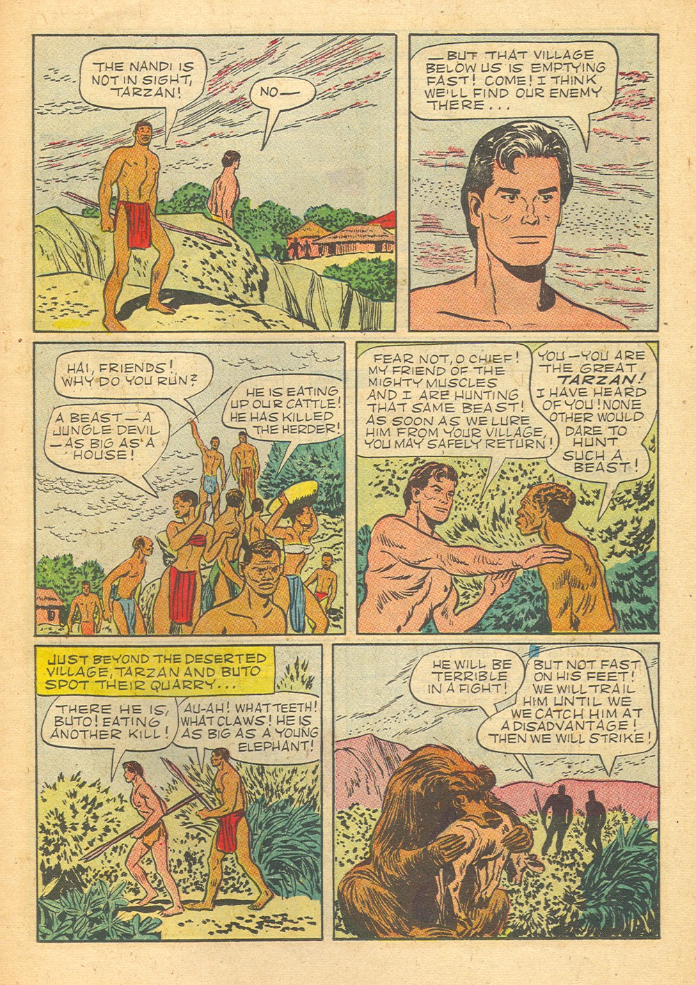 Read online Tarzan (1948) comic -  Issue #32 - 11