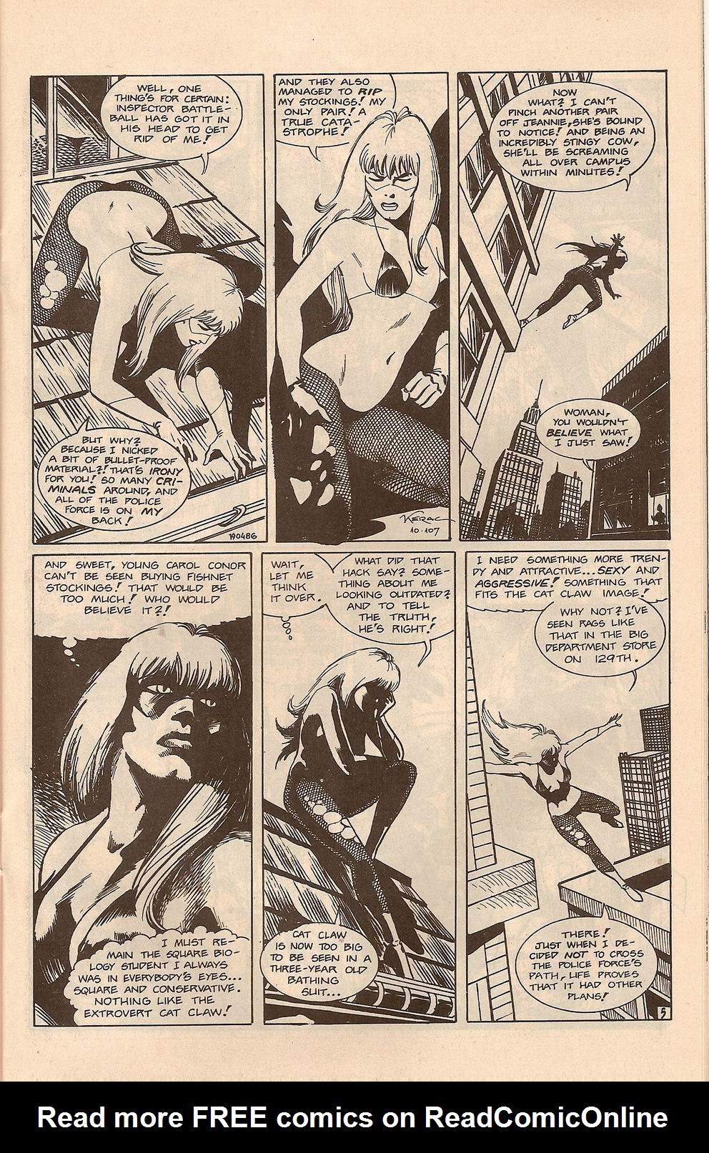 Read online Cat Claw comic -  Issue #4 - 17