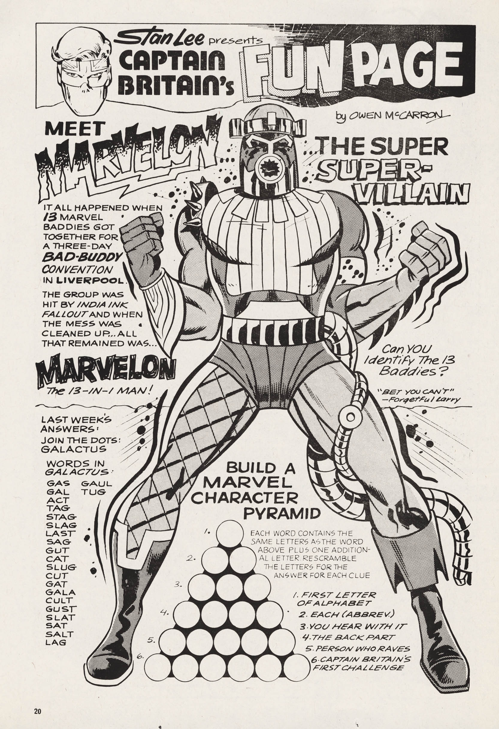 Read online Captain Britain (1976) comic -  Issue #33 - 19