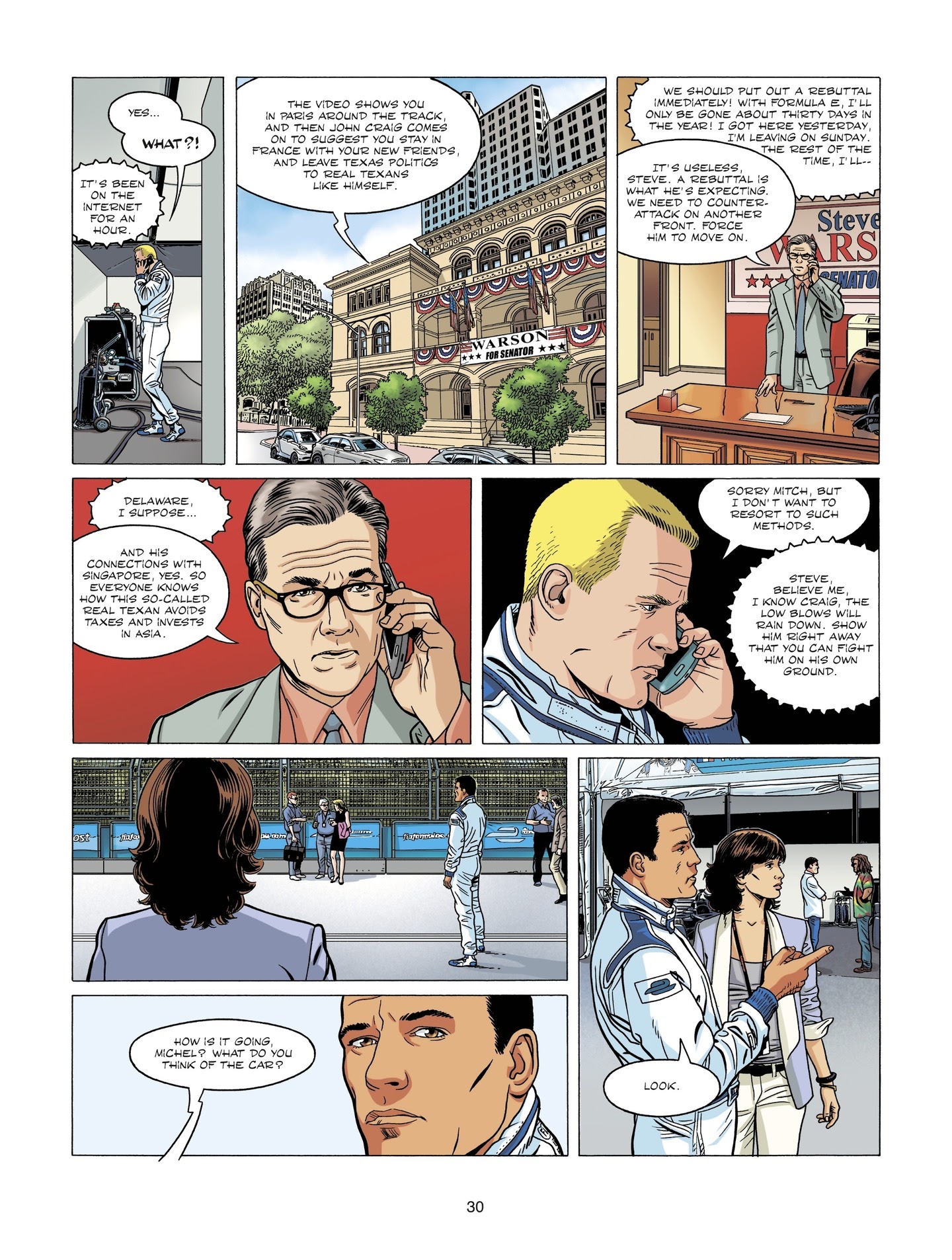 Read online Michel Vaillant comic -  Issue #5 - 30