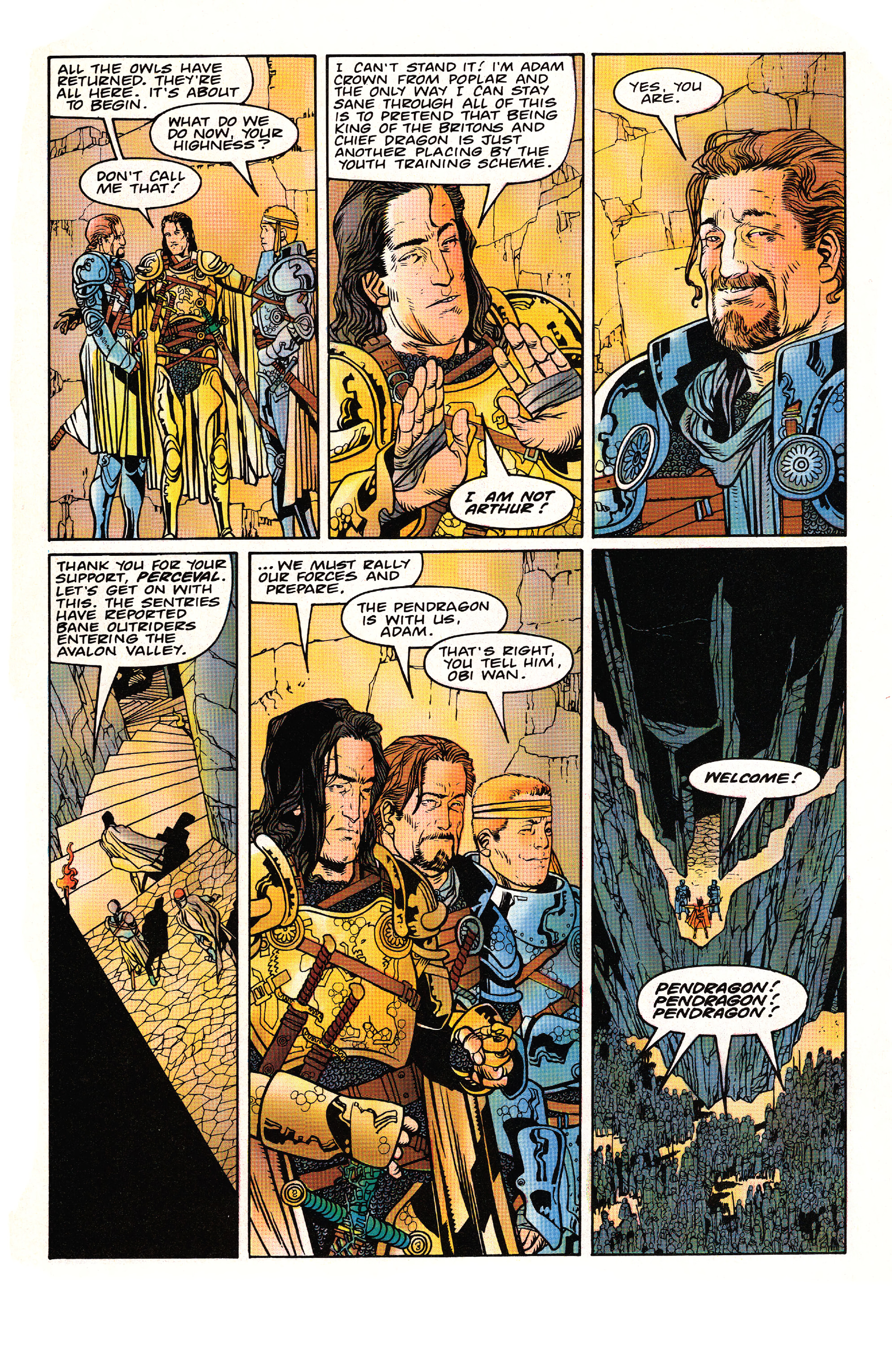 Read online Knights of Pendragon Omnibus comic -  Issue # TPB (Part 5) - 9