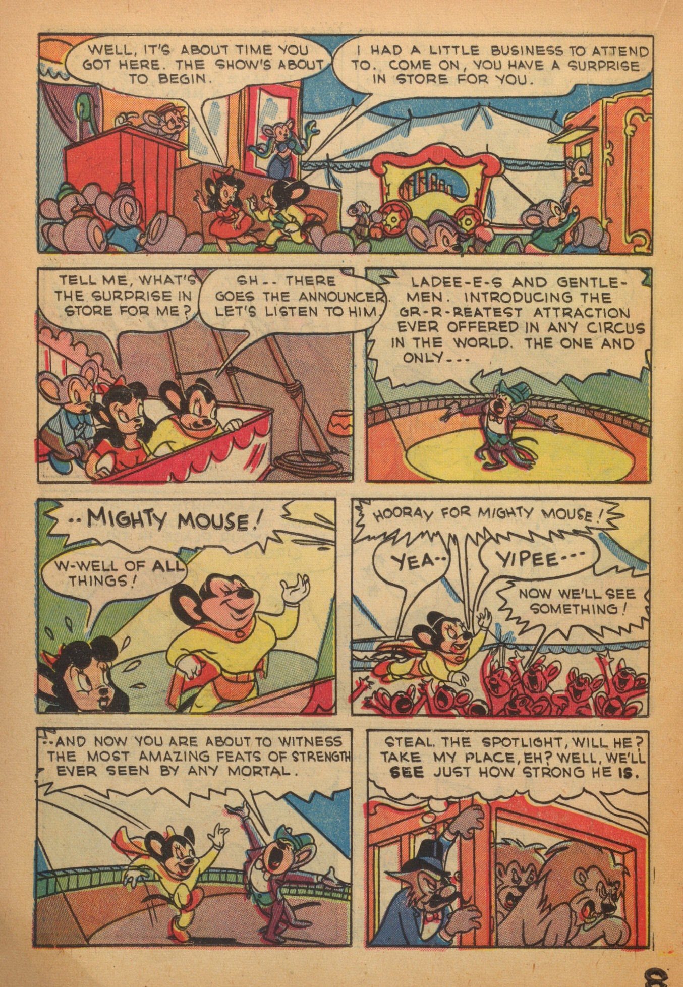 Read online Paul Terry's Mighty Mouse Comics comic -  Issue #6 - 24