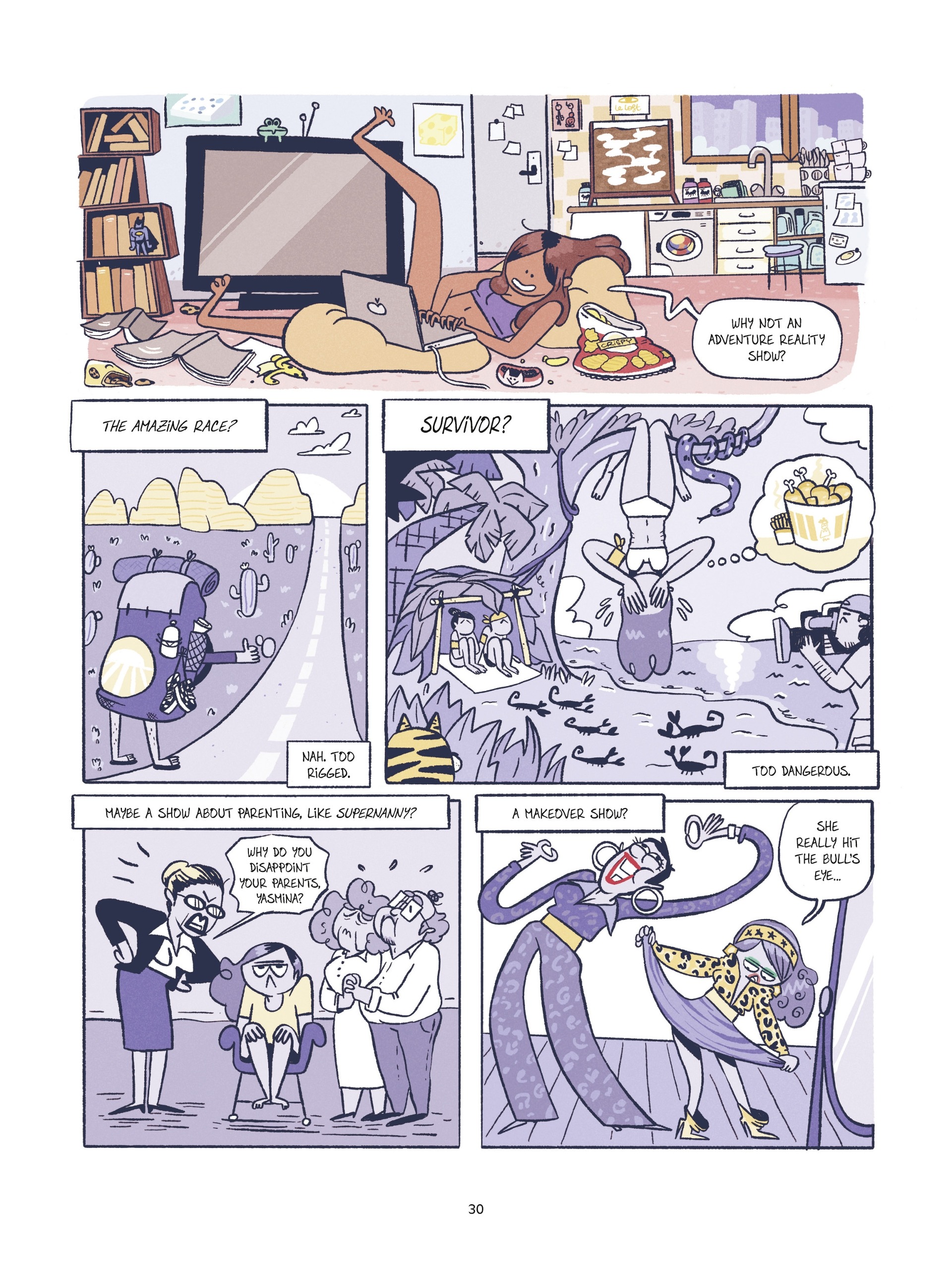 Read online Praising the Surface Behind the Scenes of Reality TV comic -  Issue # TPB - 26
