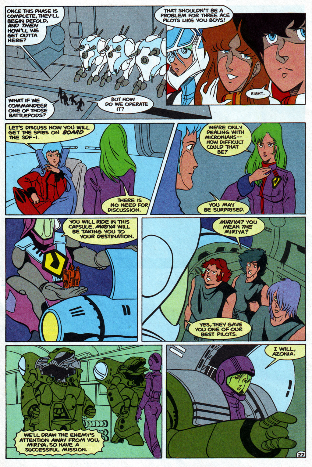 Read online Robotech The Macross Saga comic -  Issue #12 - 24