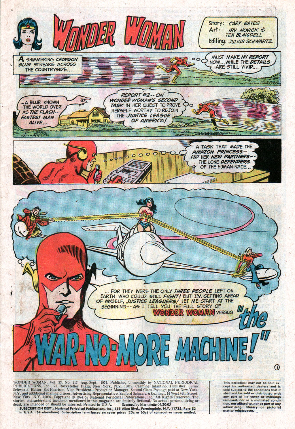 Read online Wonder Woman (1942) comic -  Issue #213 - 3
