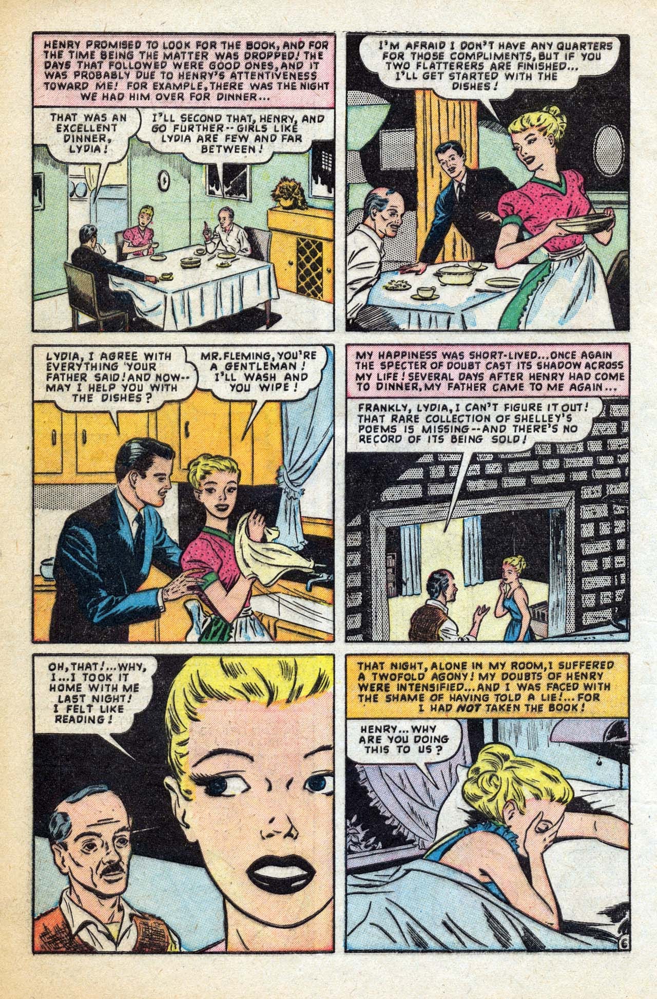 Read online Love Romances comic -  Issue #8 - 8