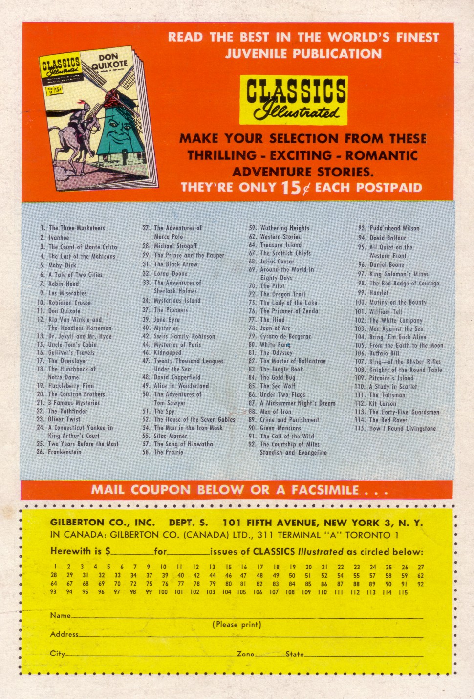 Read online Classics Illustrated comic -  Issue #114 - 52