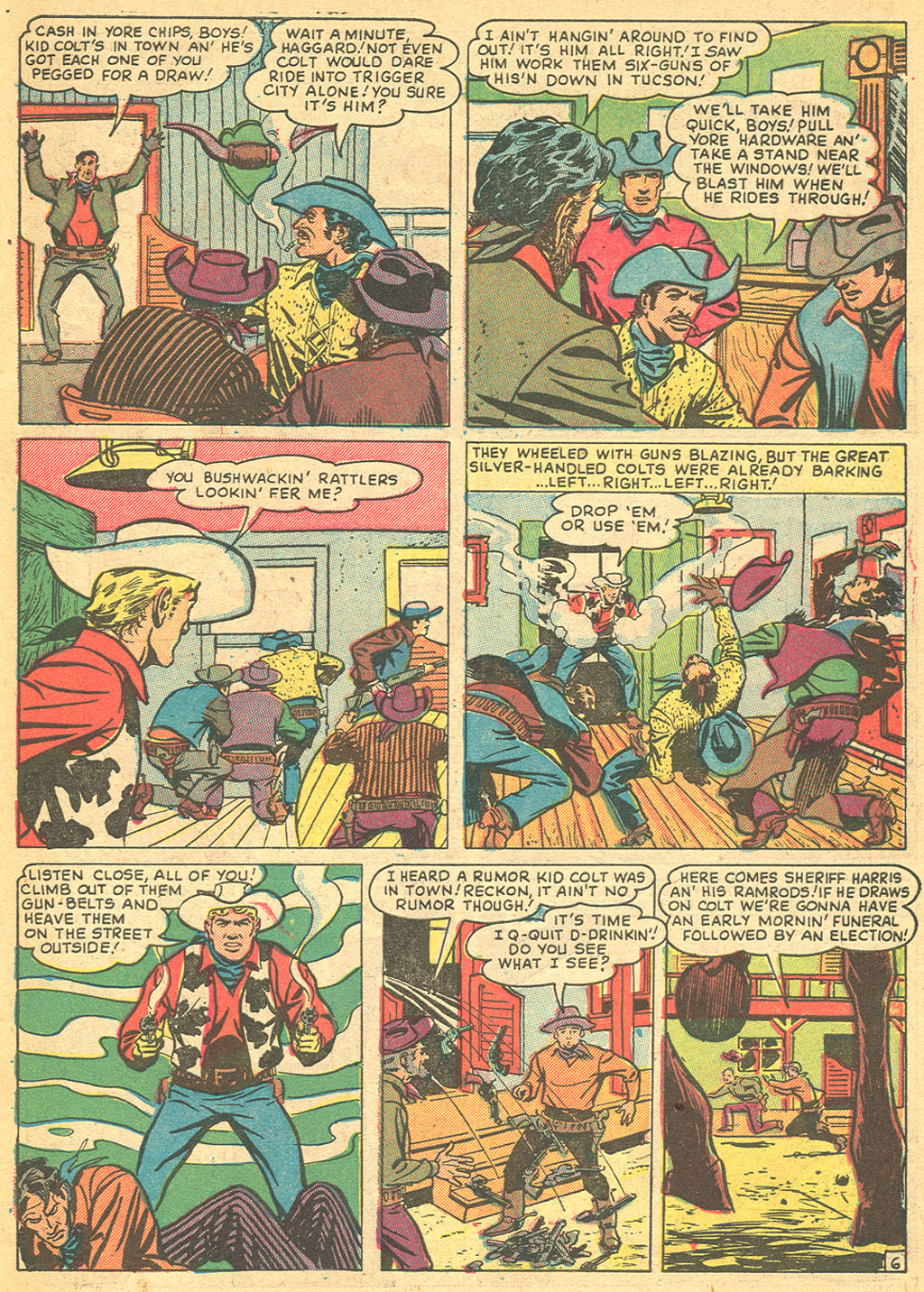 Read online Kid Colt Outlaw comic -  Issue #15 - 31