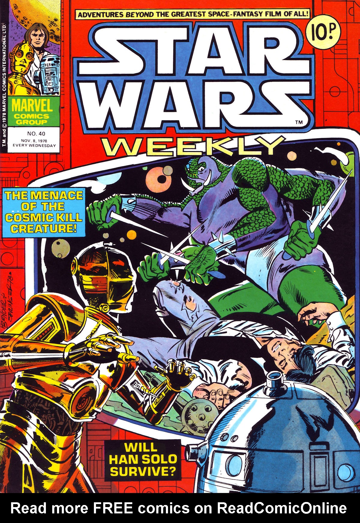 Read online Star Wars Weekly comic -  Issue #40 - 1