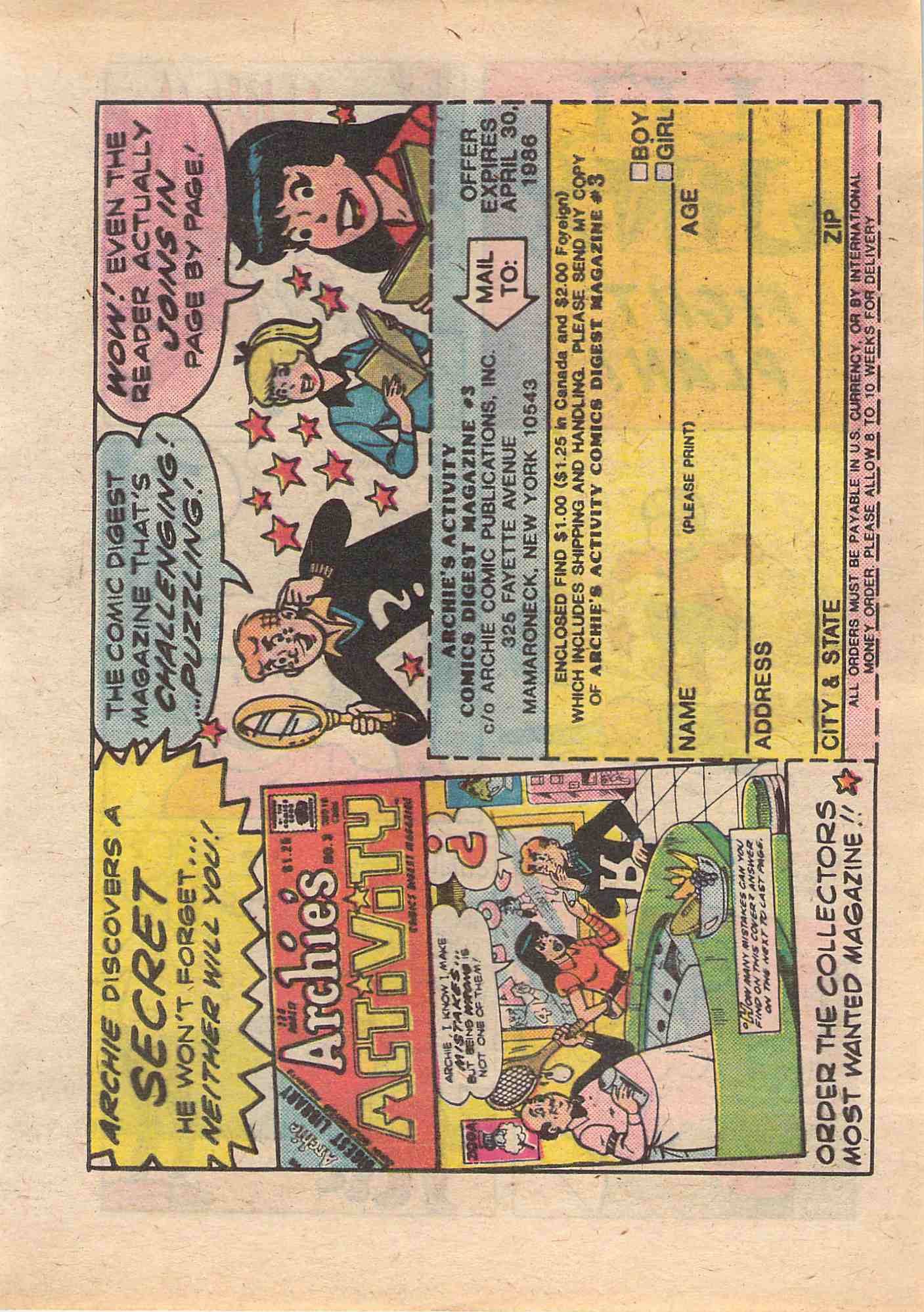 Read online Archie's Double Digest Magazine comic -  Issue #21 - 140