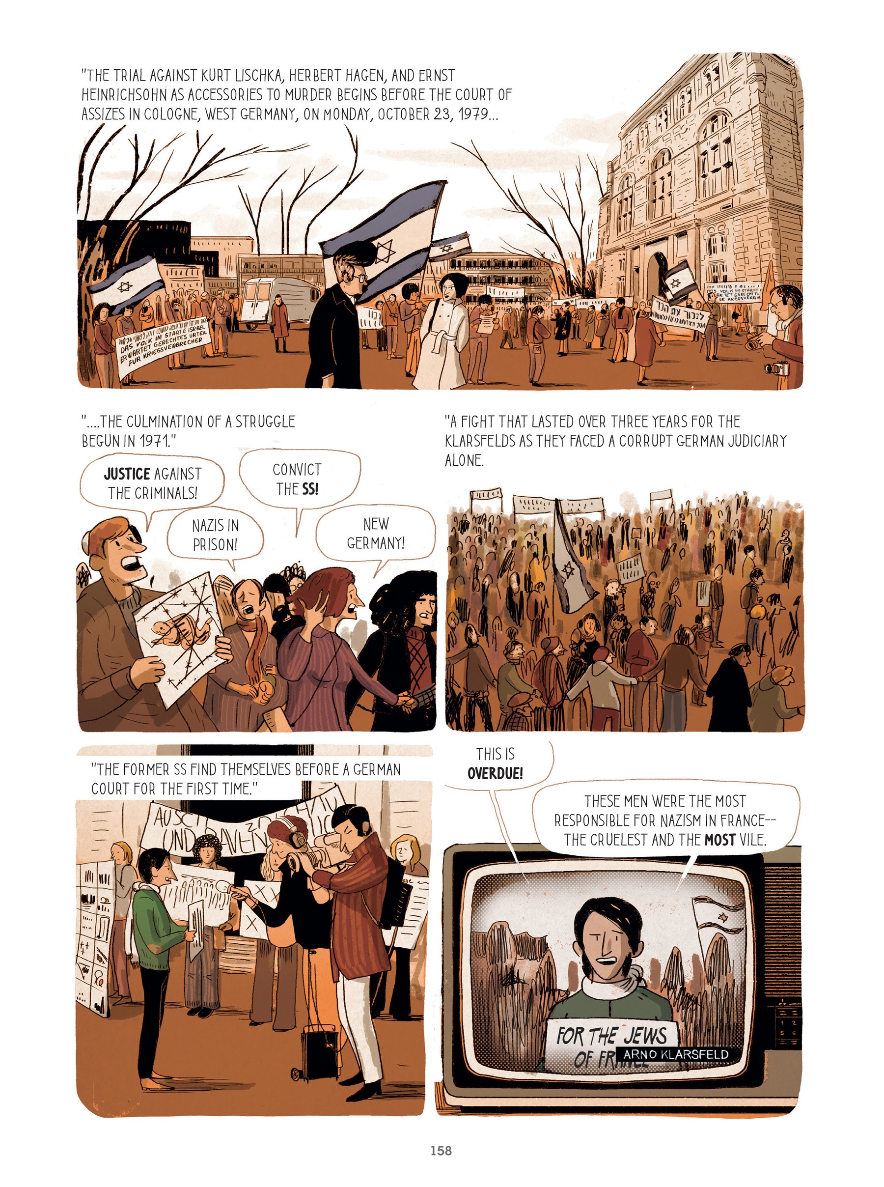 Read online For Justice: The Serge & Beate Klarsfeld Story comic -  Issue # TPB (Part 2) - 57
