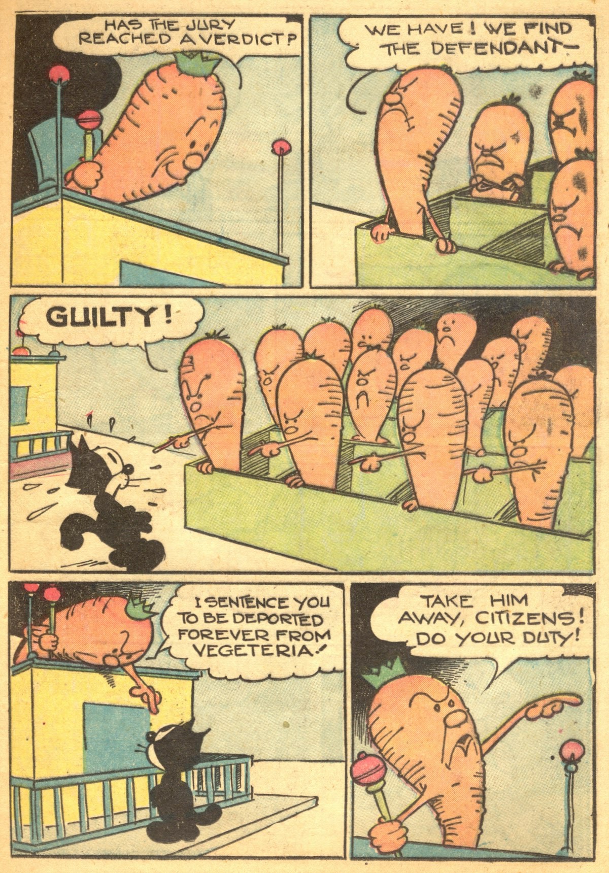 Read online Felix the Cat (1948) comic -  Issue #14 - 37