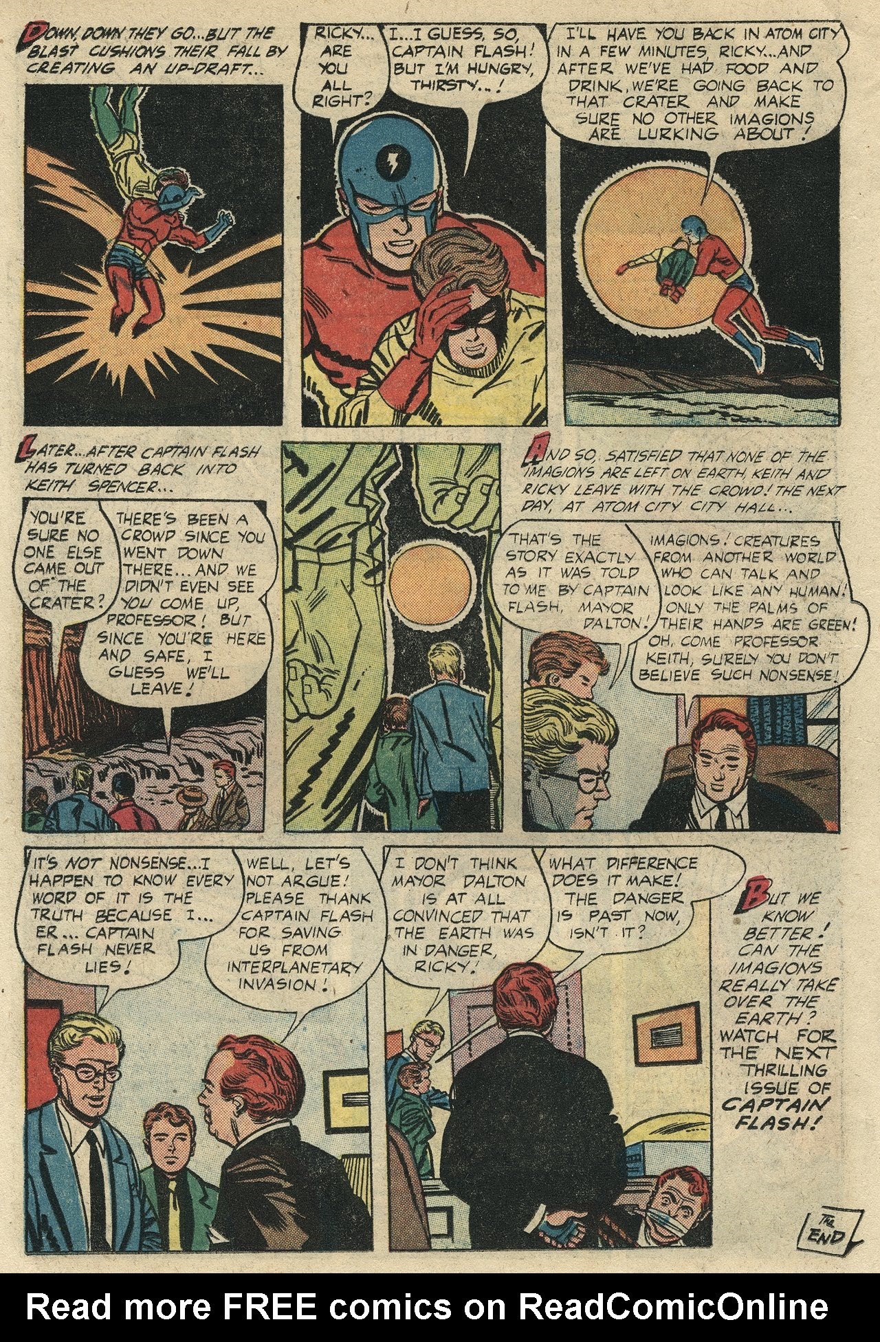 Read online Captain Flash comic -  Issue #4 - 16