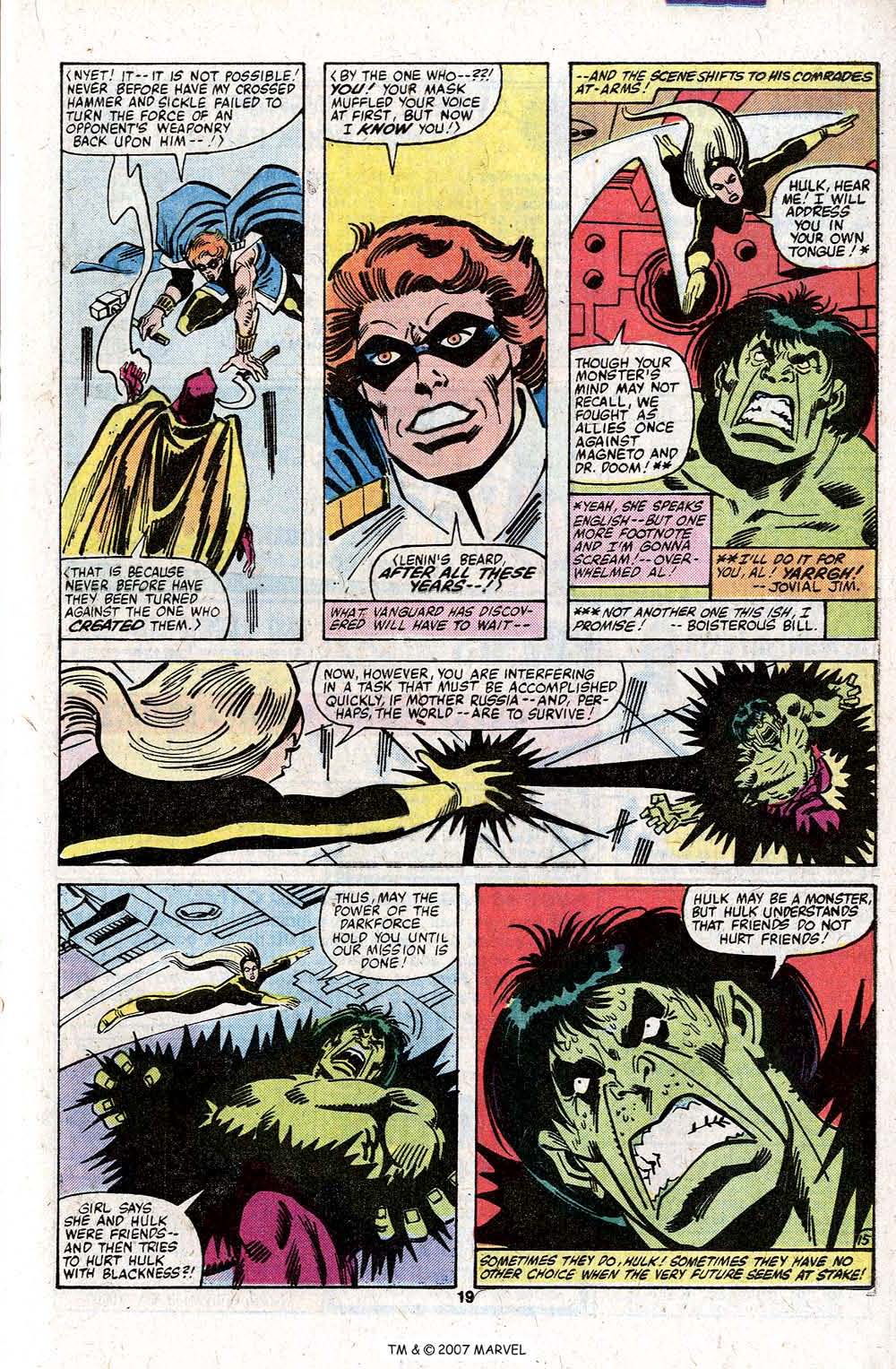 Read online The Incredible Hulk (1968) comic -  Issue #258 - 21