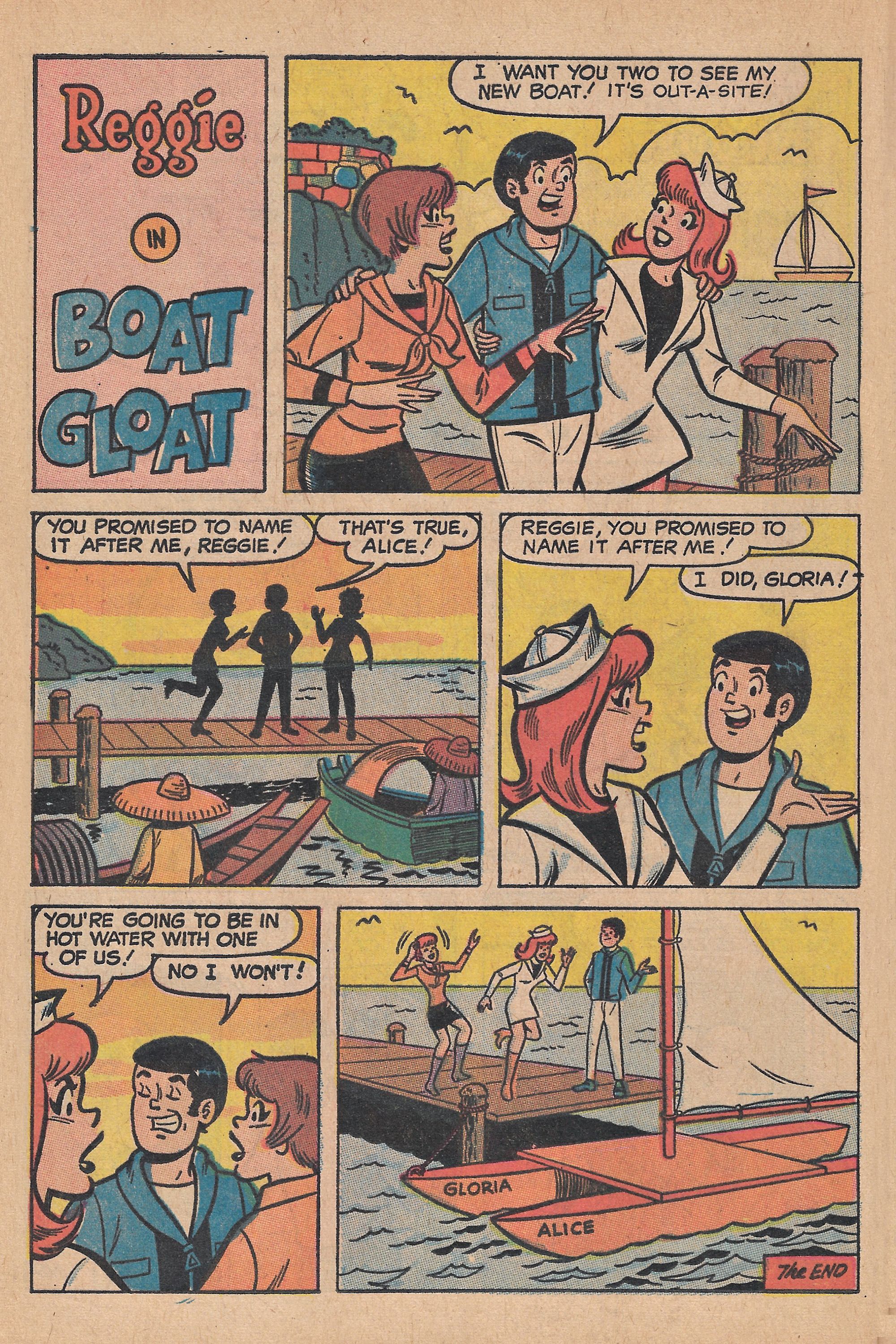 Read online Reggie's Wise Guy Jokes comic -  Issue #6 - 14