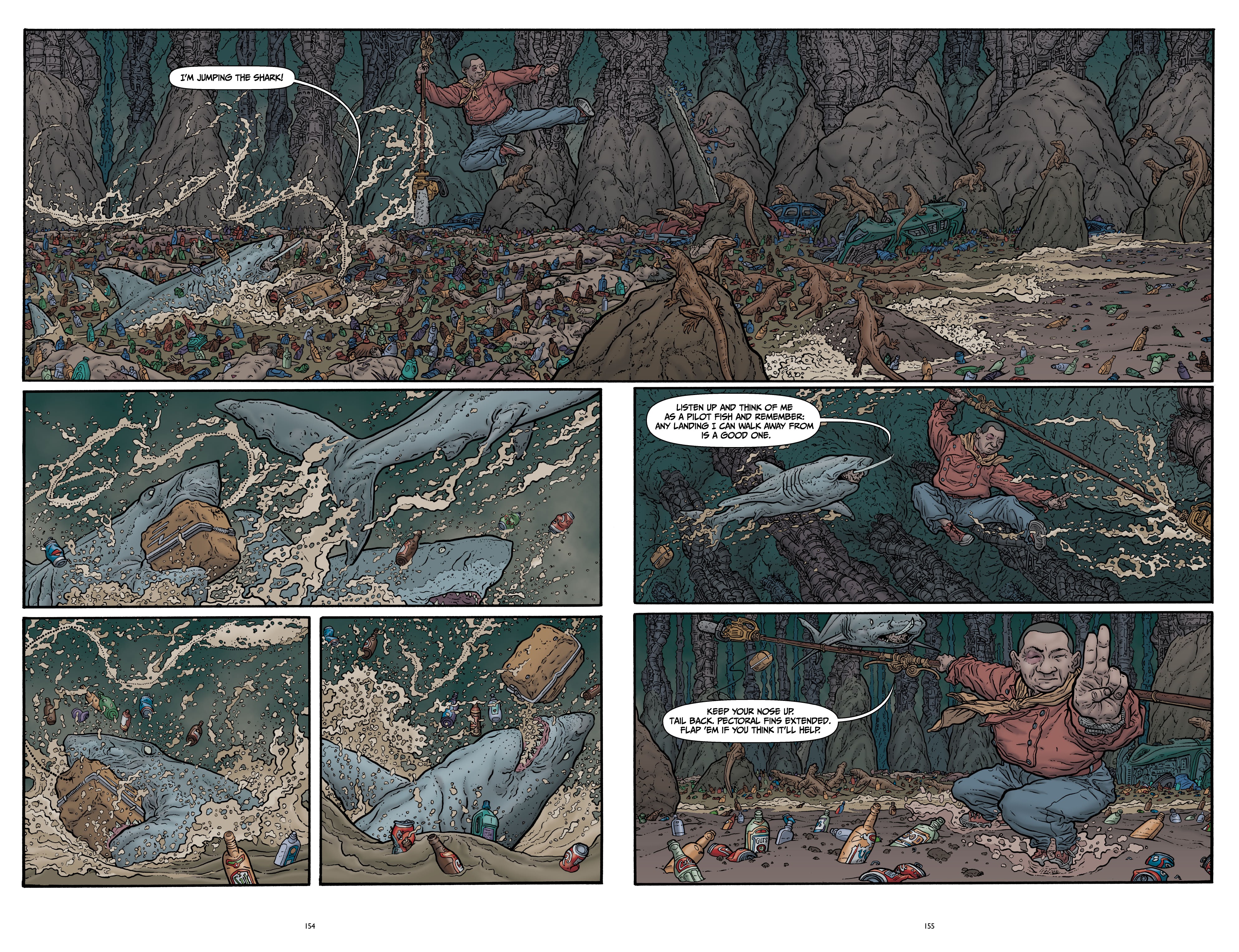 Read online Shaolin Cowboy comic -  Issue # _Start Trek (Part 2) - 21