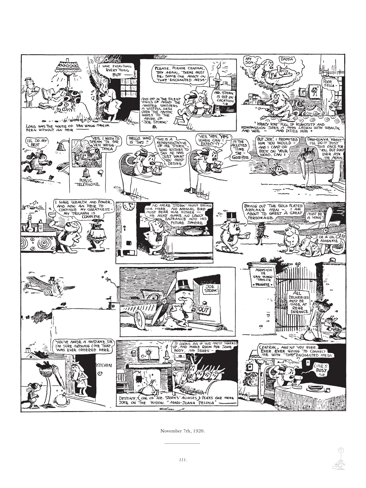 Read online Krazy & Ignatz comic -  Issue # TPB 2 - 111