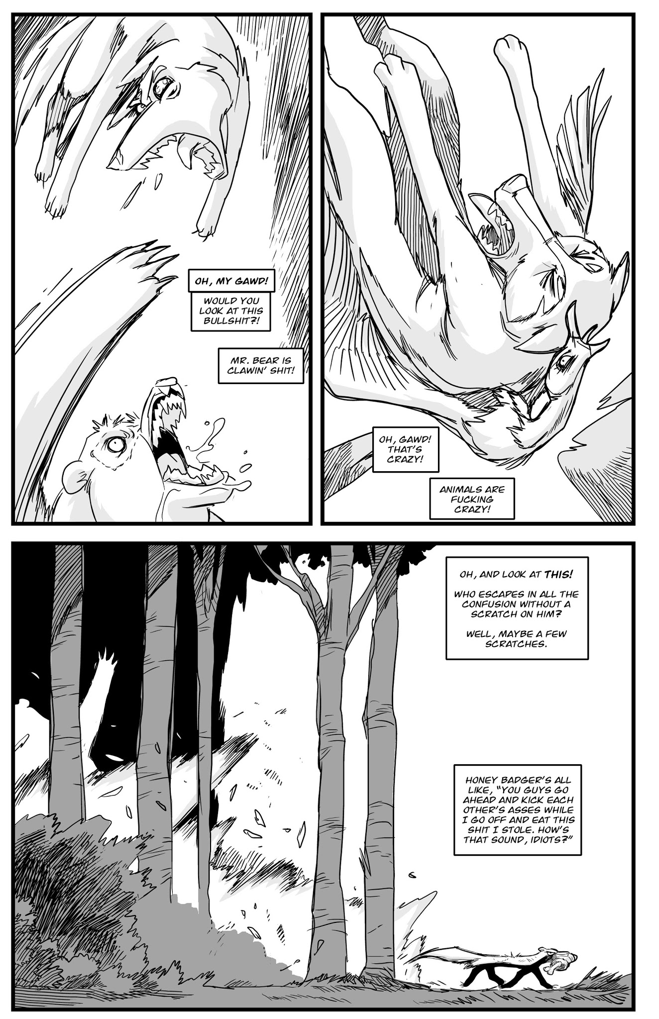 Read online Honey Badger comic -  Issue # Full - 15