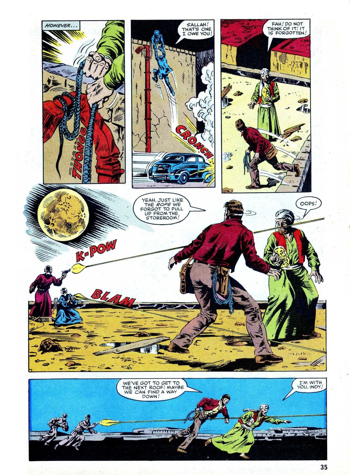 Read online Indiana Jones comic -  Issue #6 - 35