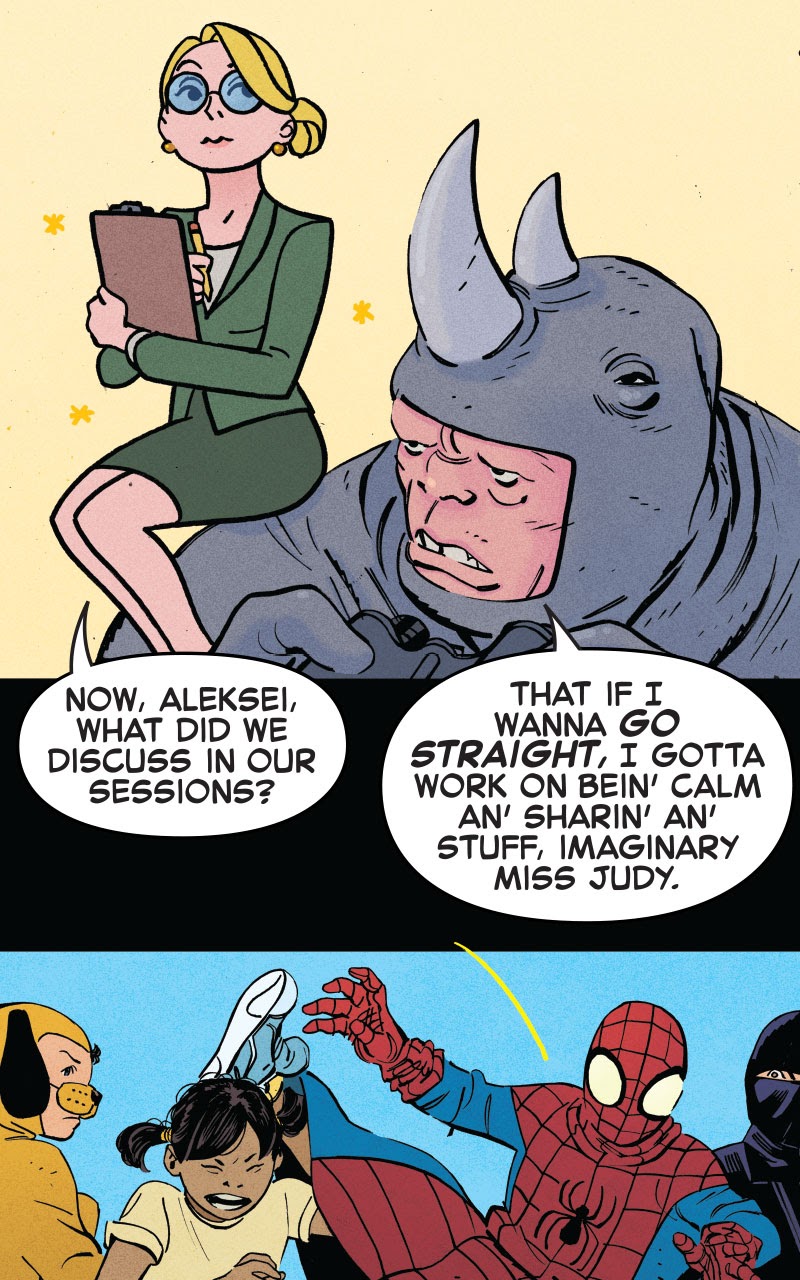 Read online Mighty Marvel Holiday Special: Halloween with the Rhino Infinity Comic comic -  Issue # Full - 13