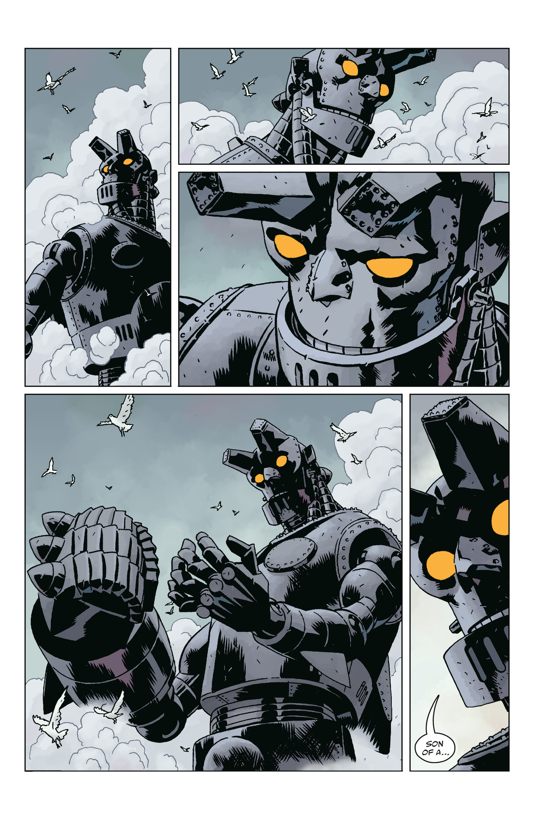 Read online Giant Robot Hellboy comic -  Issue #1 - 13