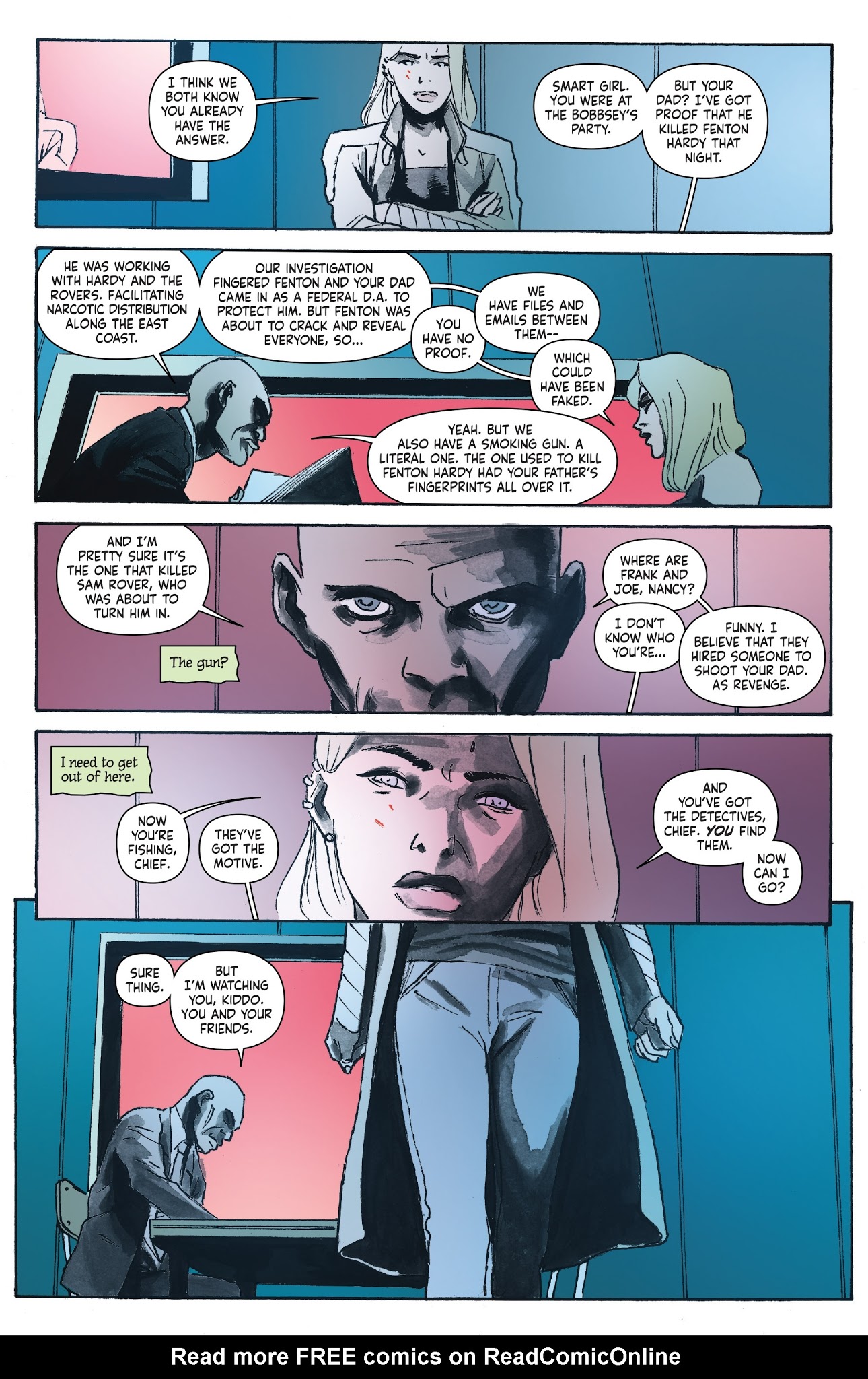 Read online Nancy Drew And The Hardy Boys: The Big Lie comic -  Issue #6 - 8