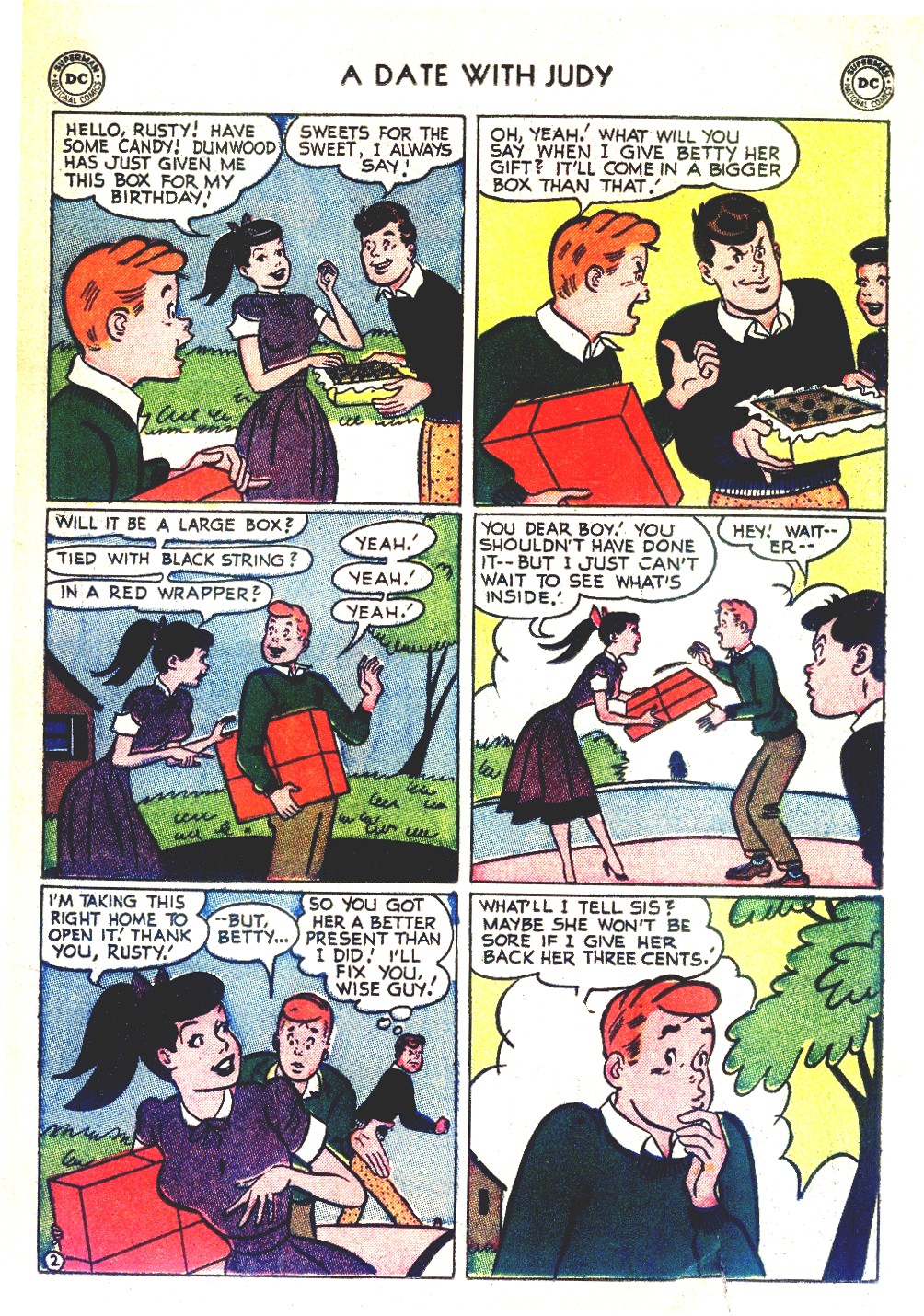 Read online A Date with Judy comic -  Issue #37 - 28
