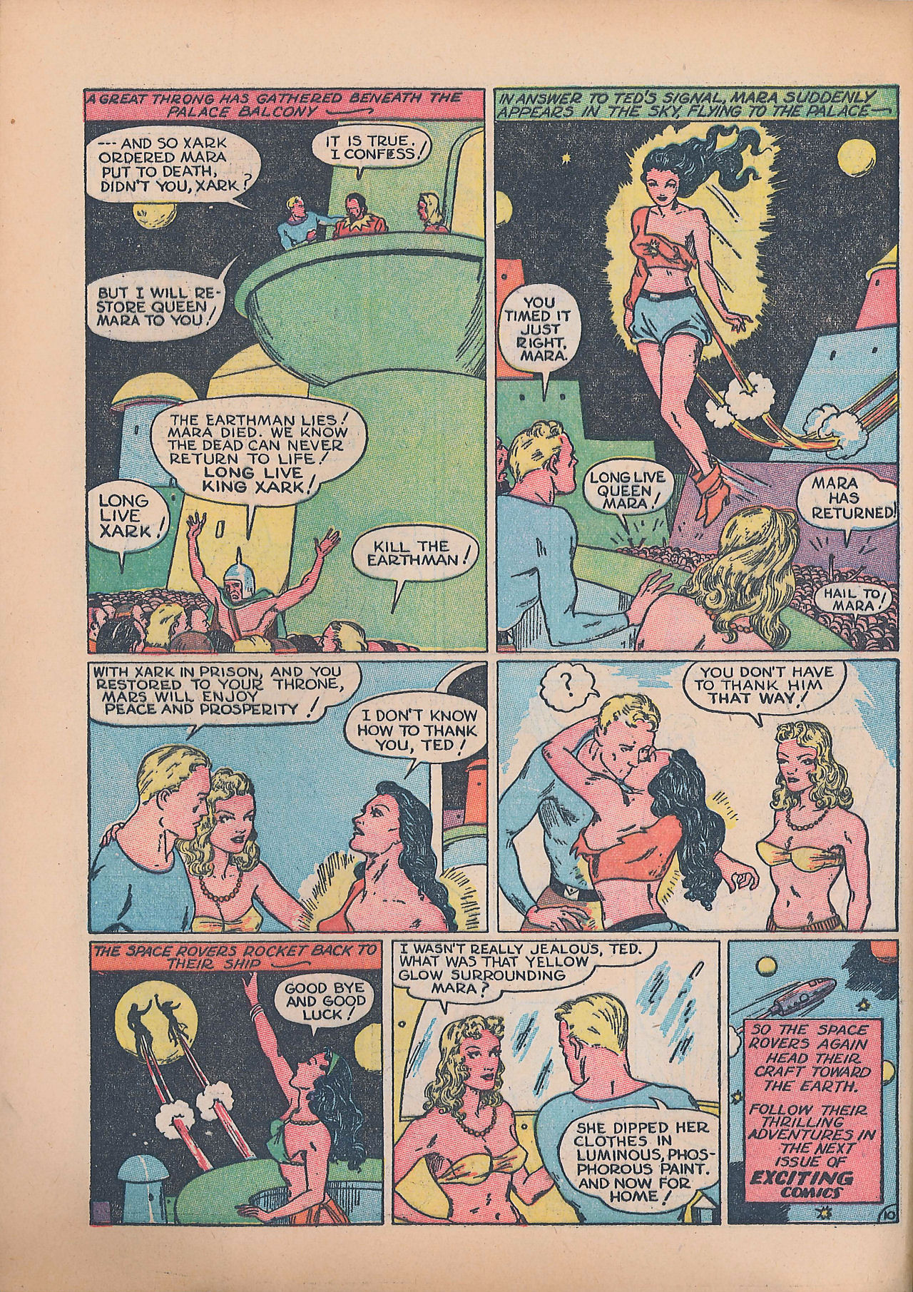 Read online Exciting Comics comic -  Issue #4 - 12