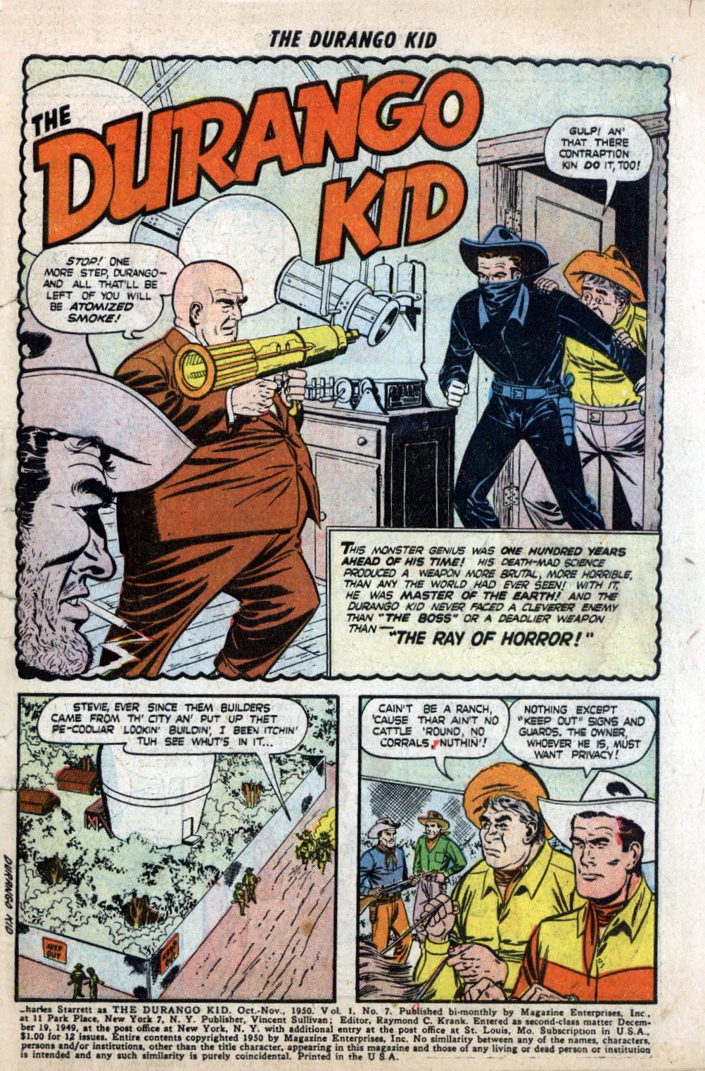 Read online Charles Starrett as The Durango Kid comic -  Issue #7 - 3